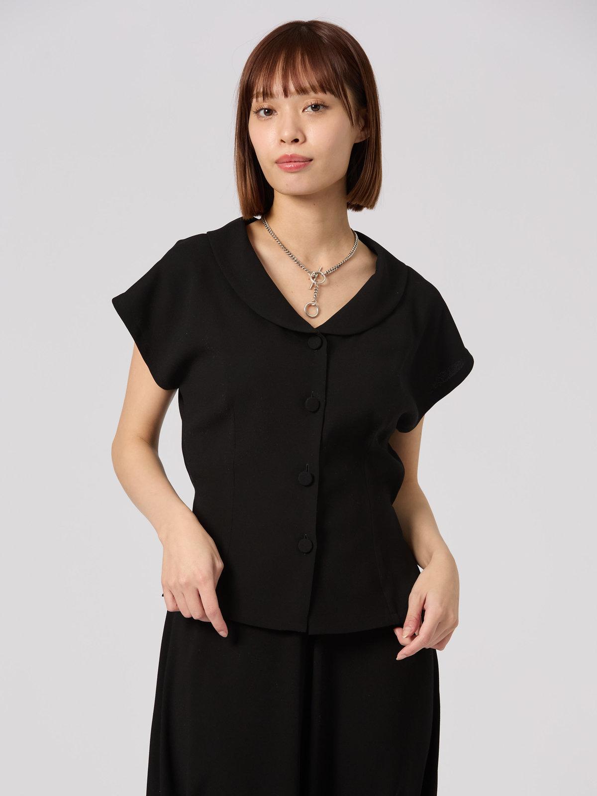 FEMME ウィメンズ 【Outlet】U700 CHEMISE ブラウス ブラック