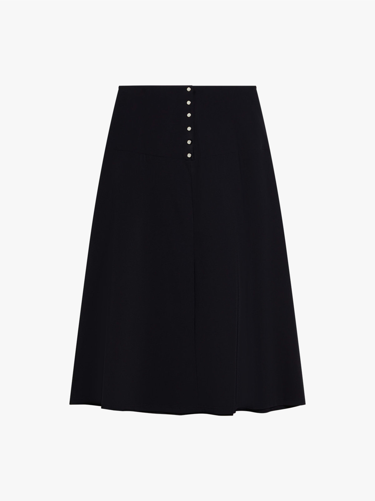 FEMME ウィメンズ ジャージー ロング フレアスカート "Glyk" ブラック