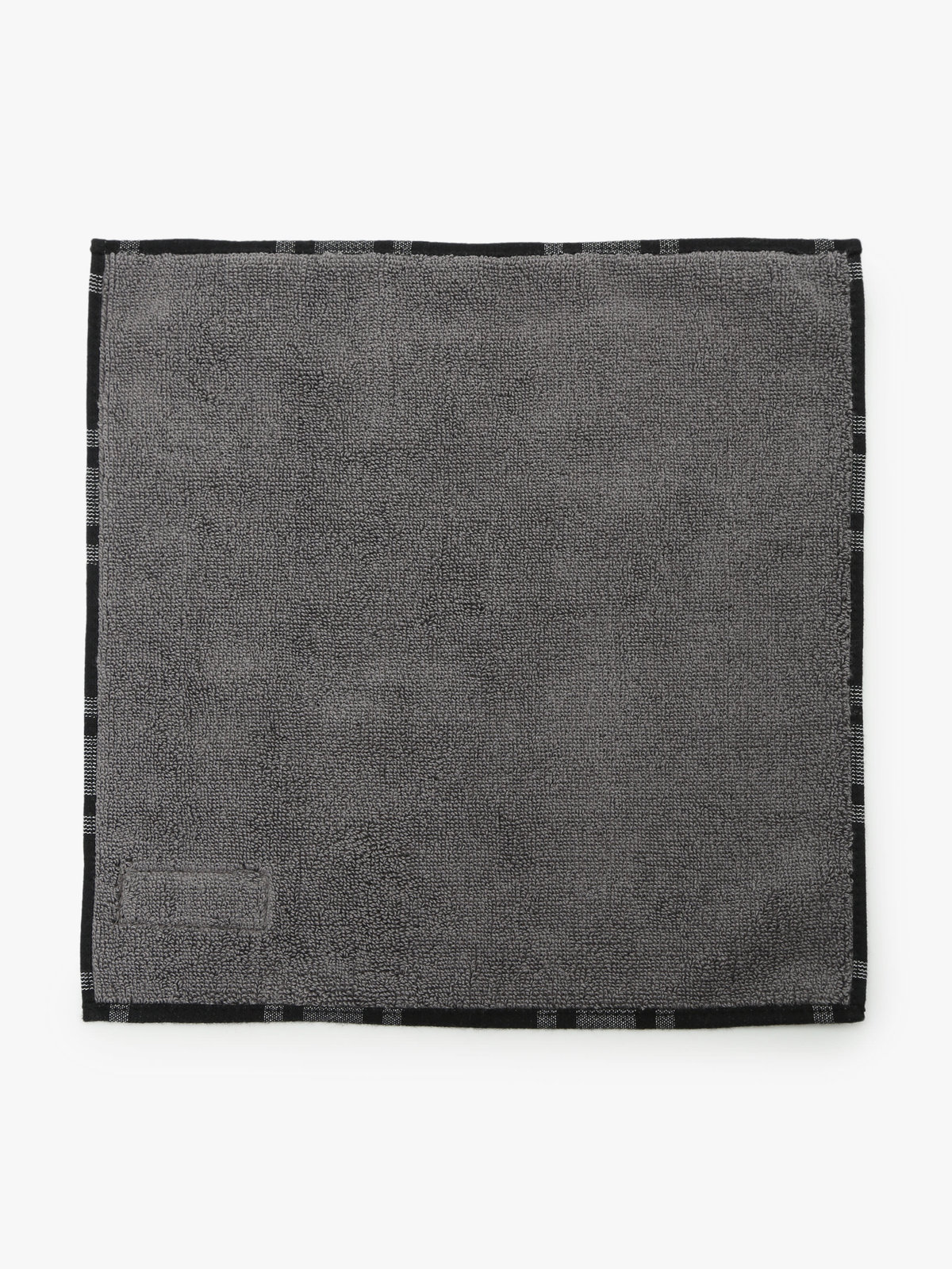 FEMME ウィメンズ KD40 SERVIETTE タータンチェック柄ハンドタオル ブラック