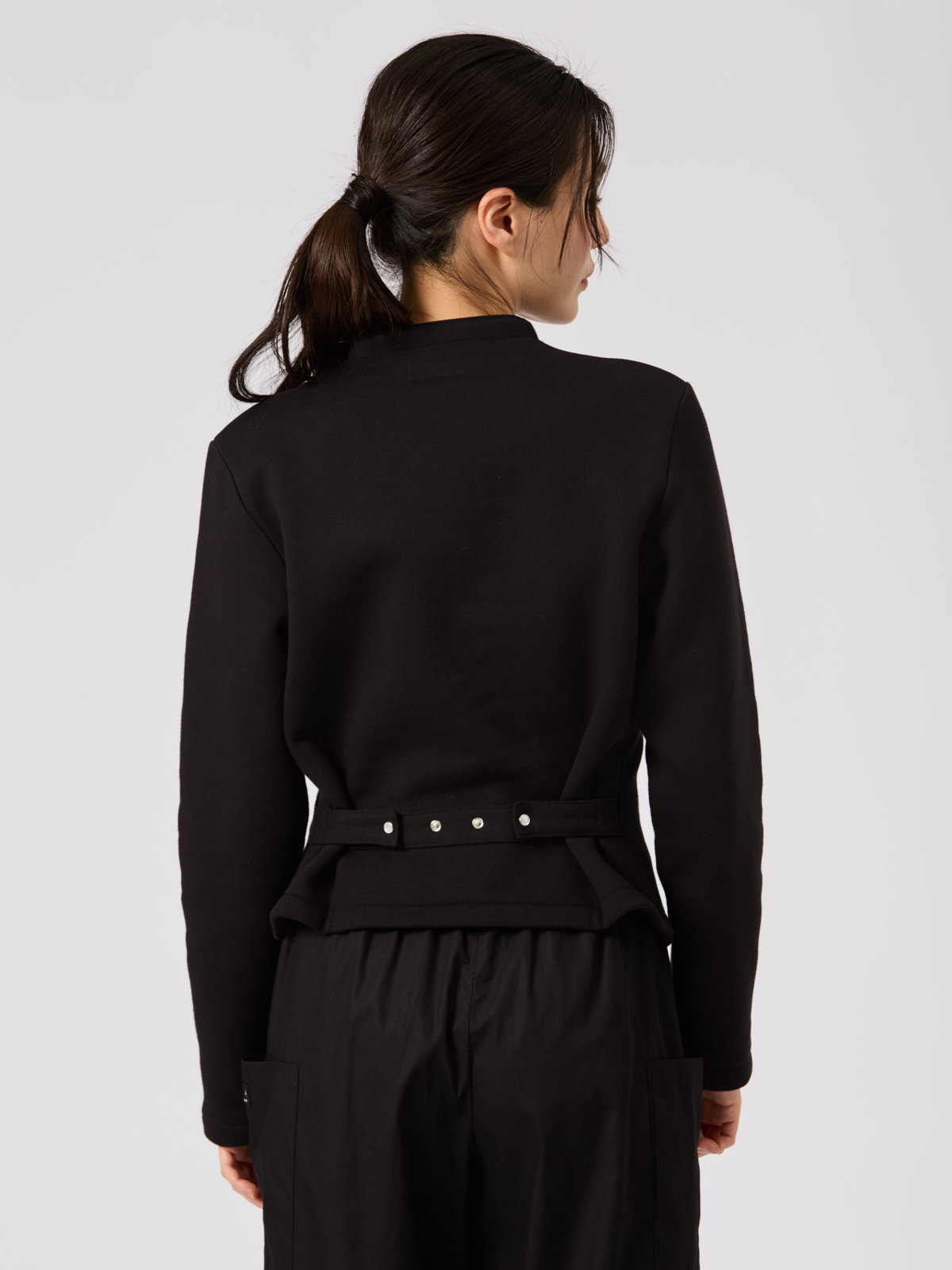 FEMME ウィメンズ SEW7 CARDIGAN OBENTO カーディガンプレッション ブラック