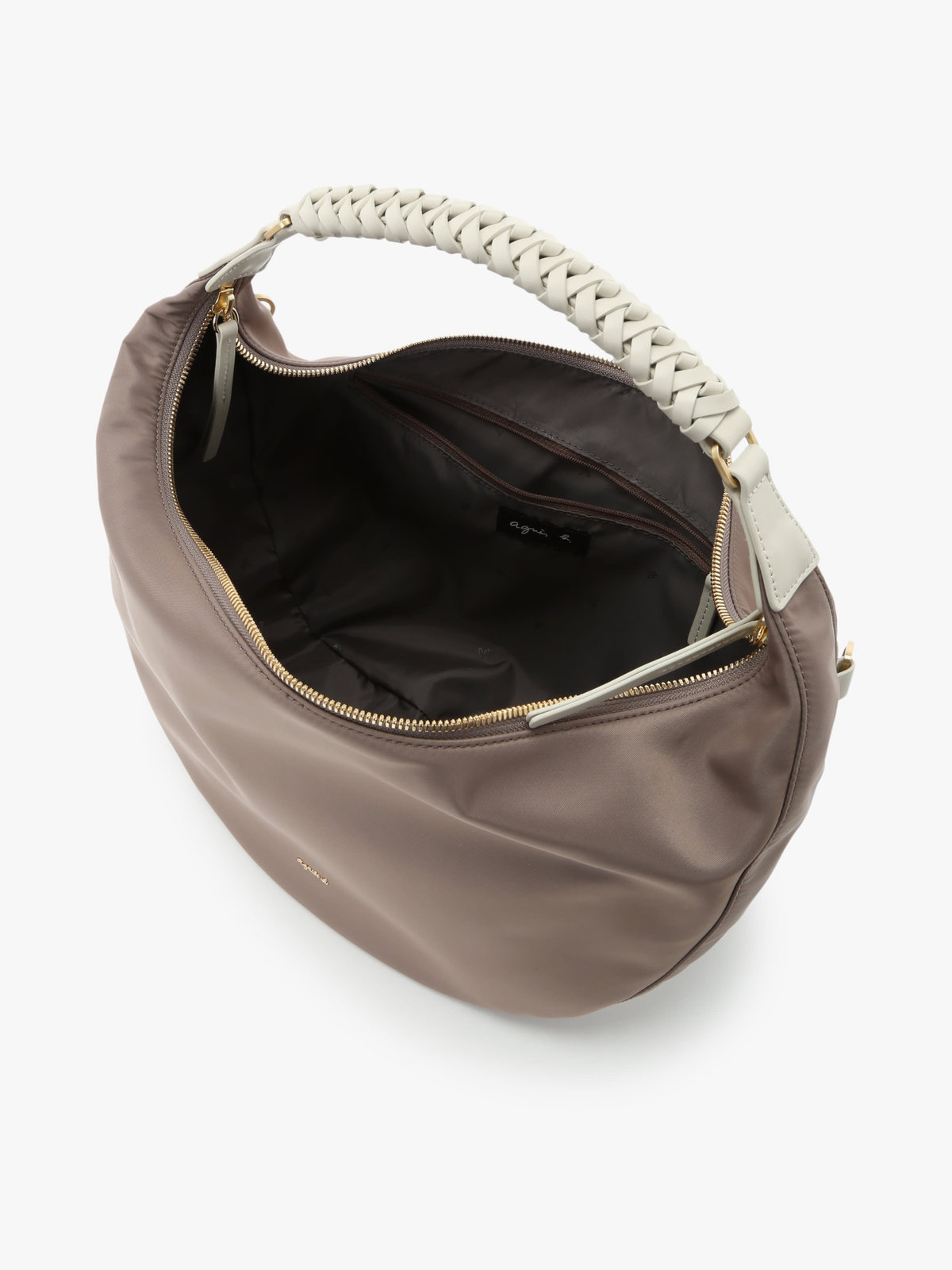 VOYAGE ウィメンズ バッグ＆ウォレット ナイロン 2way ラージ ショルダーバッグ "Tsuki" ZAS07-02 ベージュ