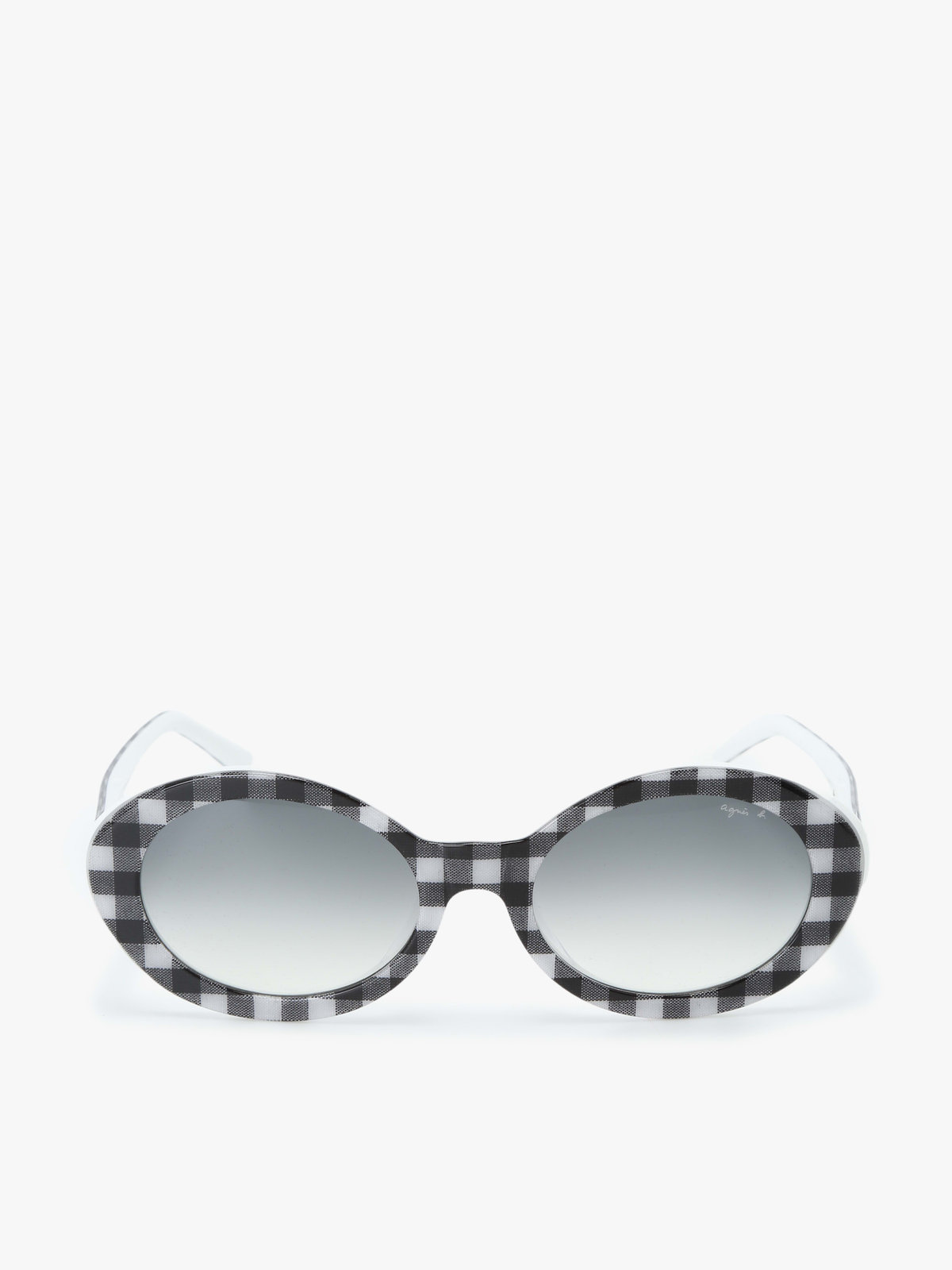 FEMME ウィメンズ チェック サングラス "Romy" ブラック