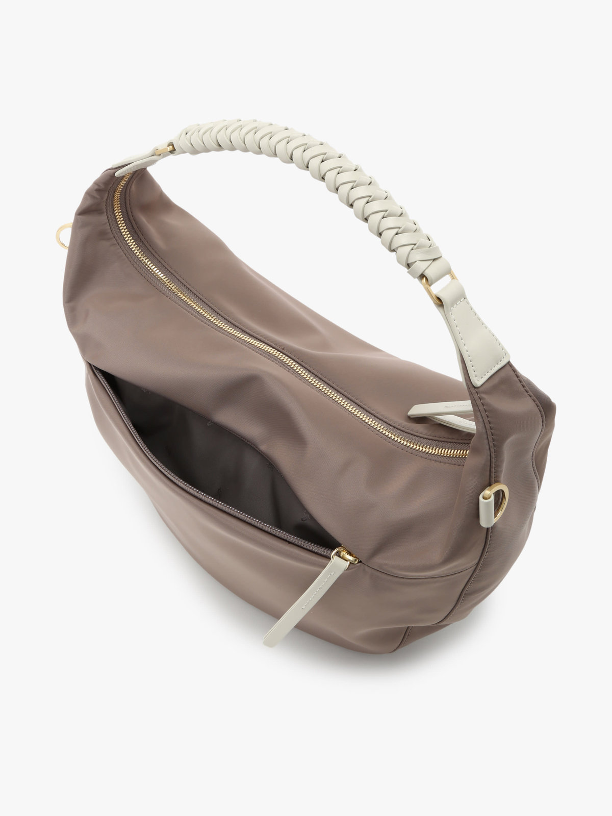 VOYAGE ウィメンズ バッグ＆ウォレット ナイロン 2way ラージ ショルダーバッグ "Tsuki" ZAS07-02 ベージュ