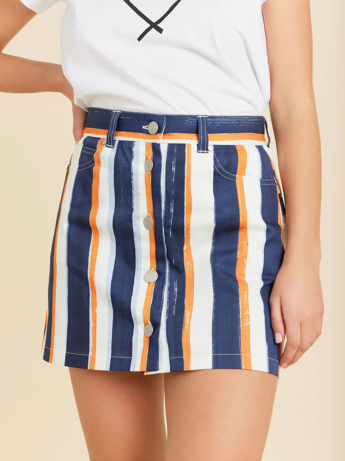 FEMME ウィメンズ 【Outlet】RD44 JUPE スカート ネイビー