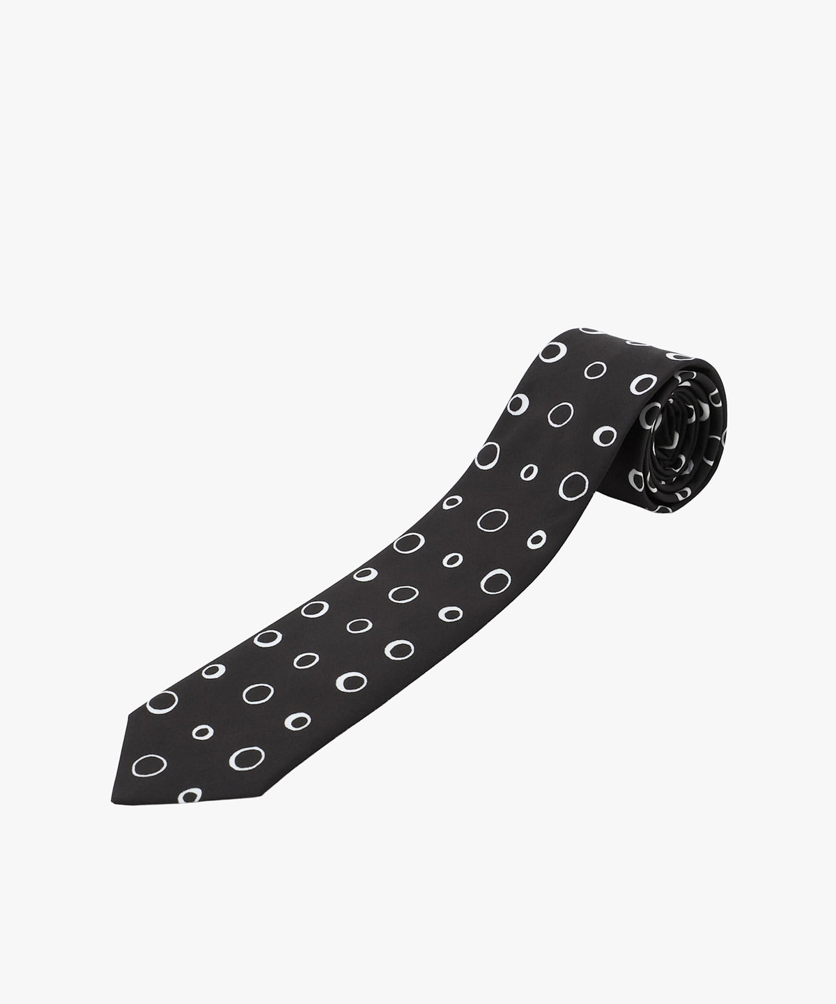 HOMME メンズ メンズ コットン ネクタイ"Pierre Andre" ブラック