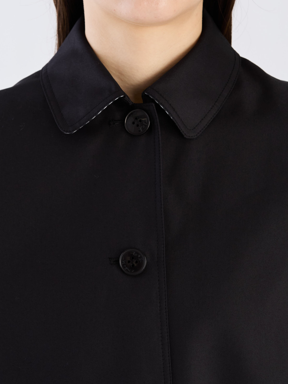 To b. by agnès b. 【Outlet】Aライン コート "Pimilico" ブラック