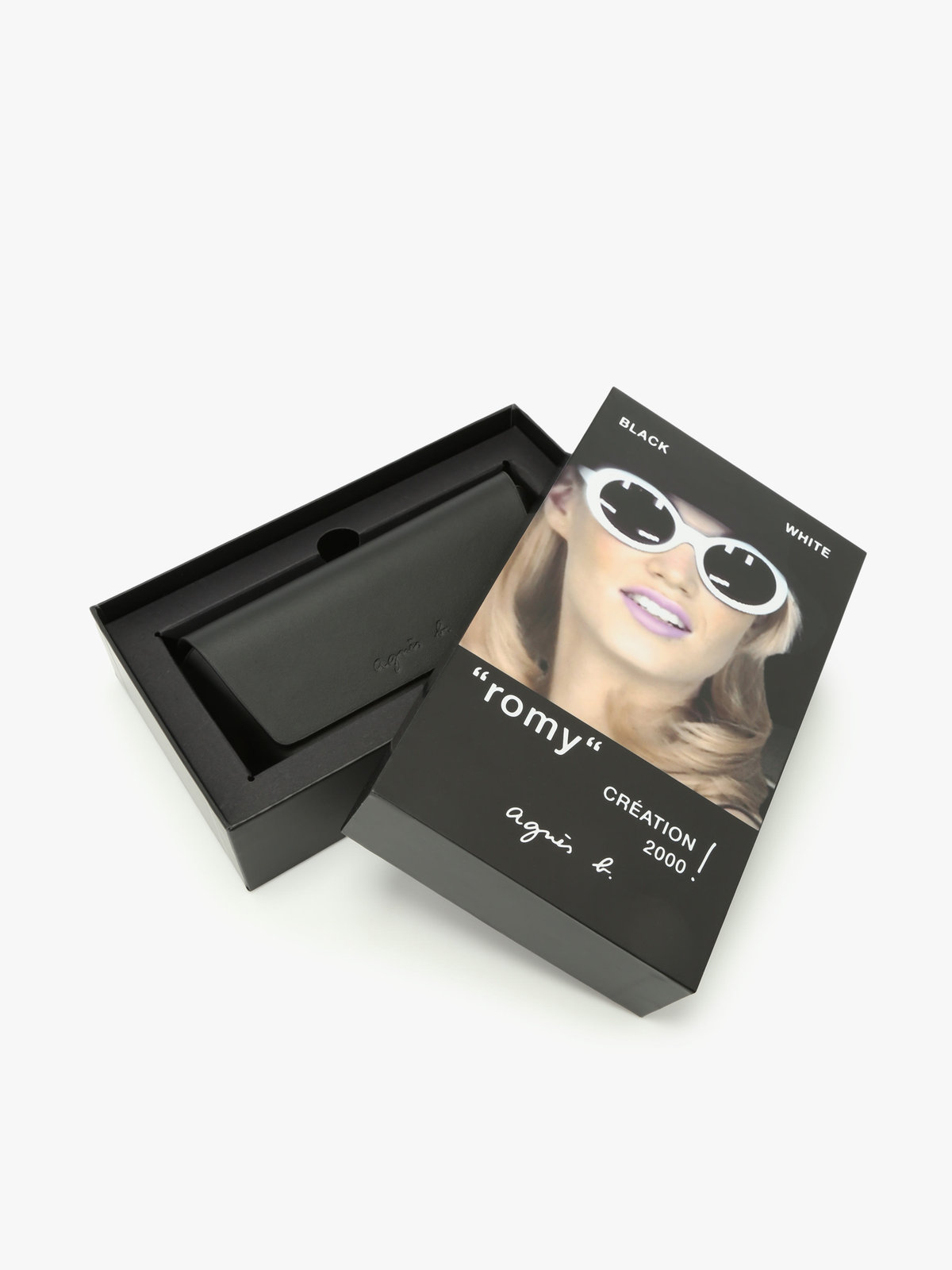 FEMME ウィメンズ チェック サングラス "Romy" ブラック