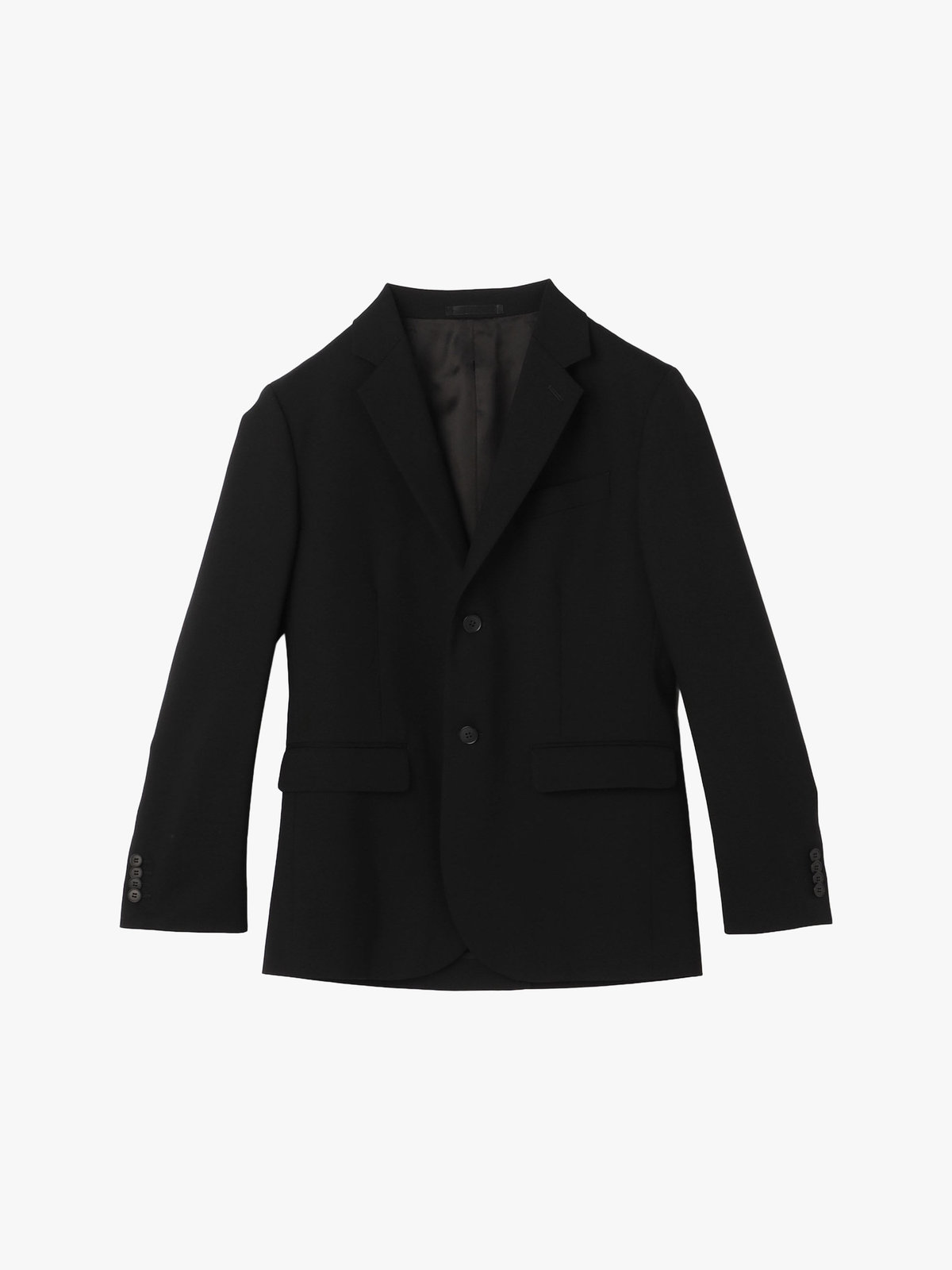 HOMME メンズ メンズ ウール 2ボタン テーラードジャケット "Domino" ブラック