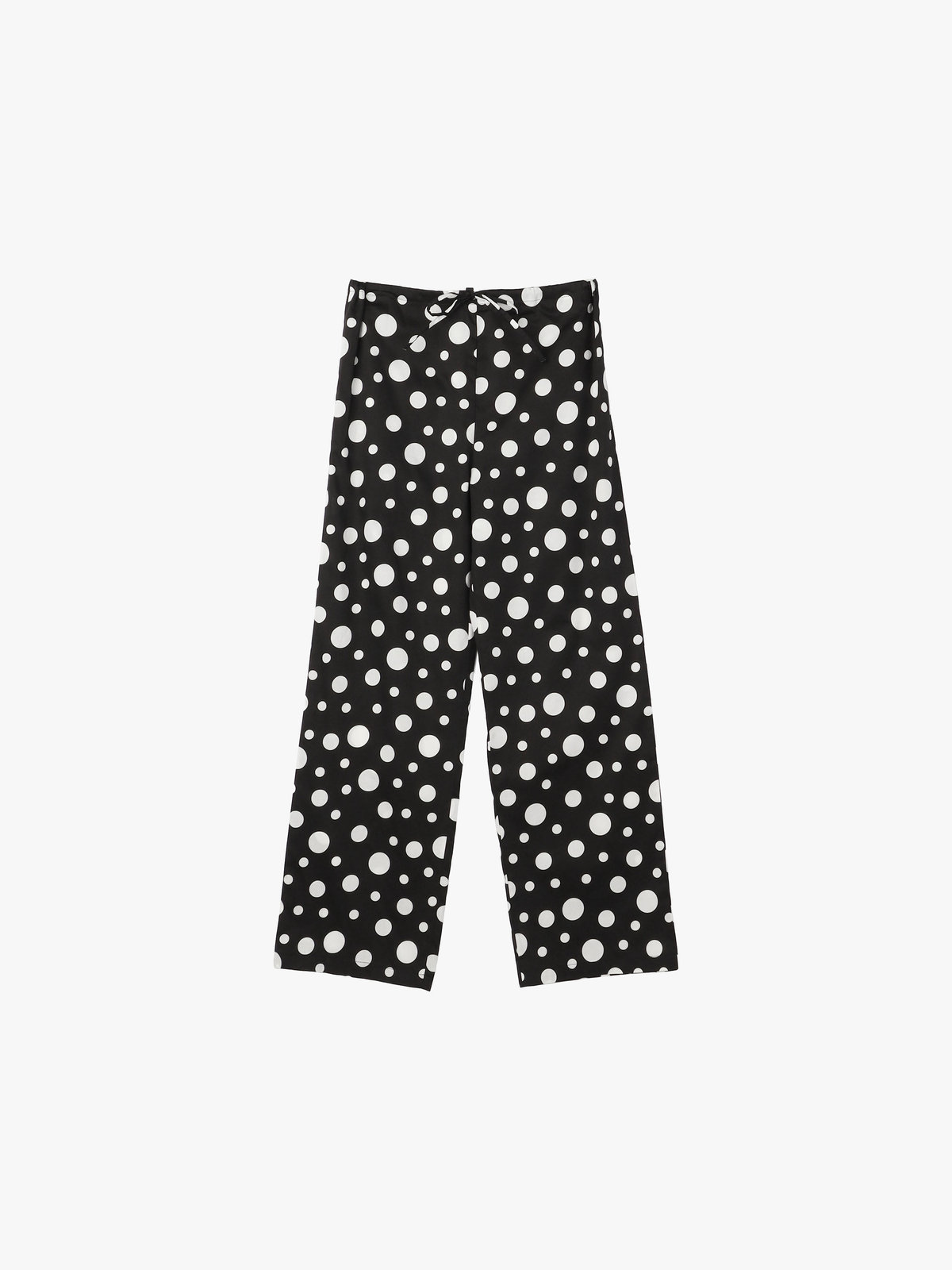 FEMME ウィメンズ ドット コットン パンツ "Coulisse" ブラック