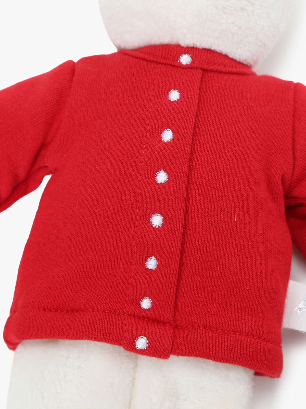 ENFANT ベビー ベビー カーディガンプレッション うさぎ ぬいぐるみ レッド