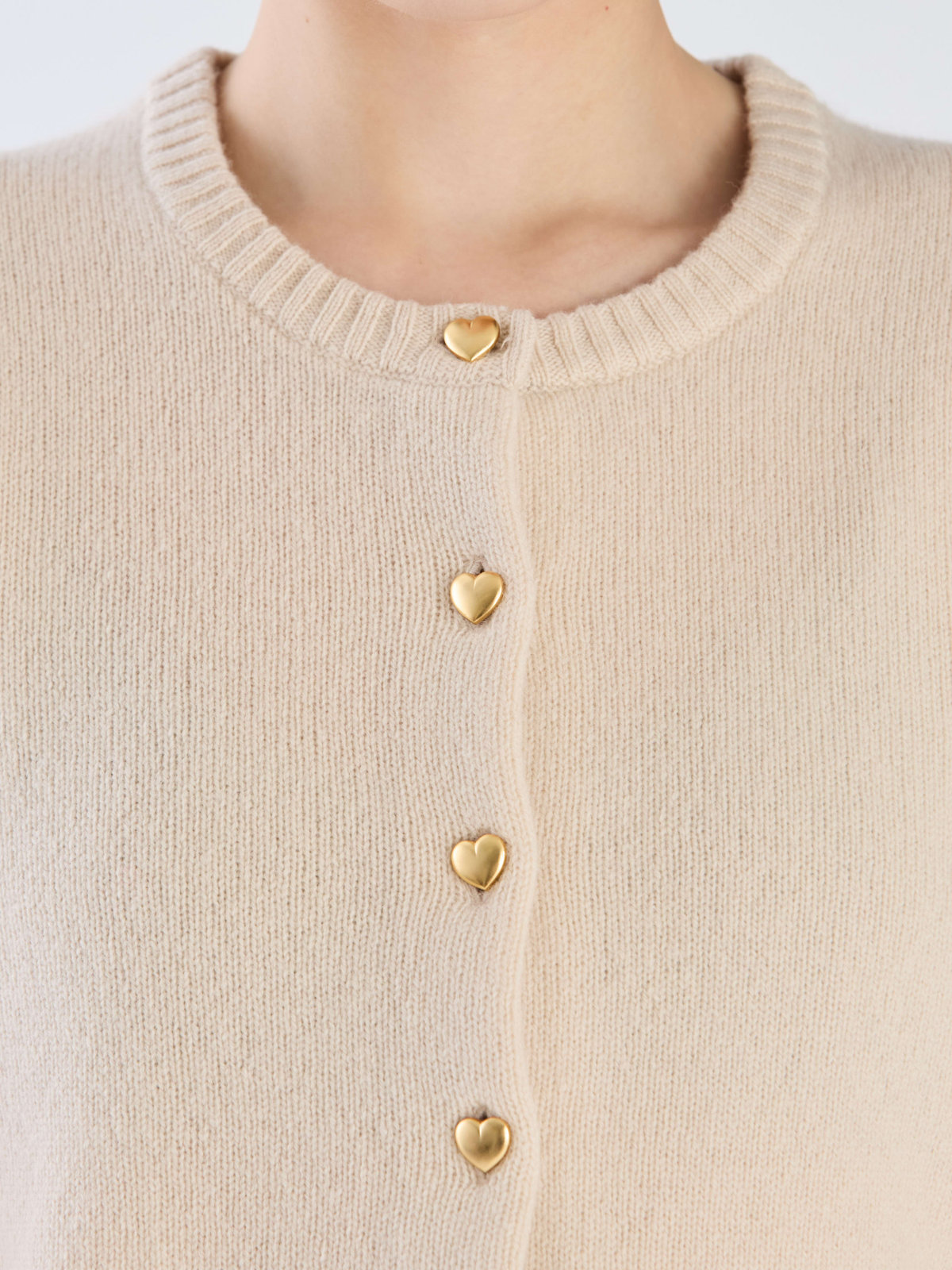 To b. by agnès b. 【Outlet】ウール ボリュームスリーブ ラブリー カーディガン ホワイト系その他