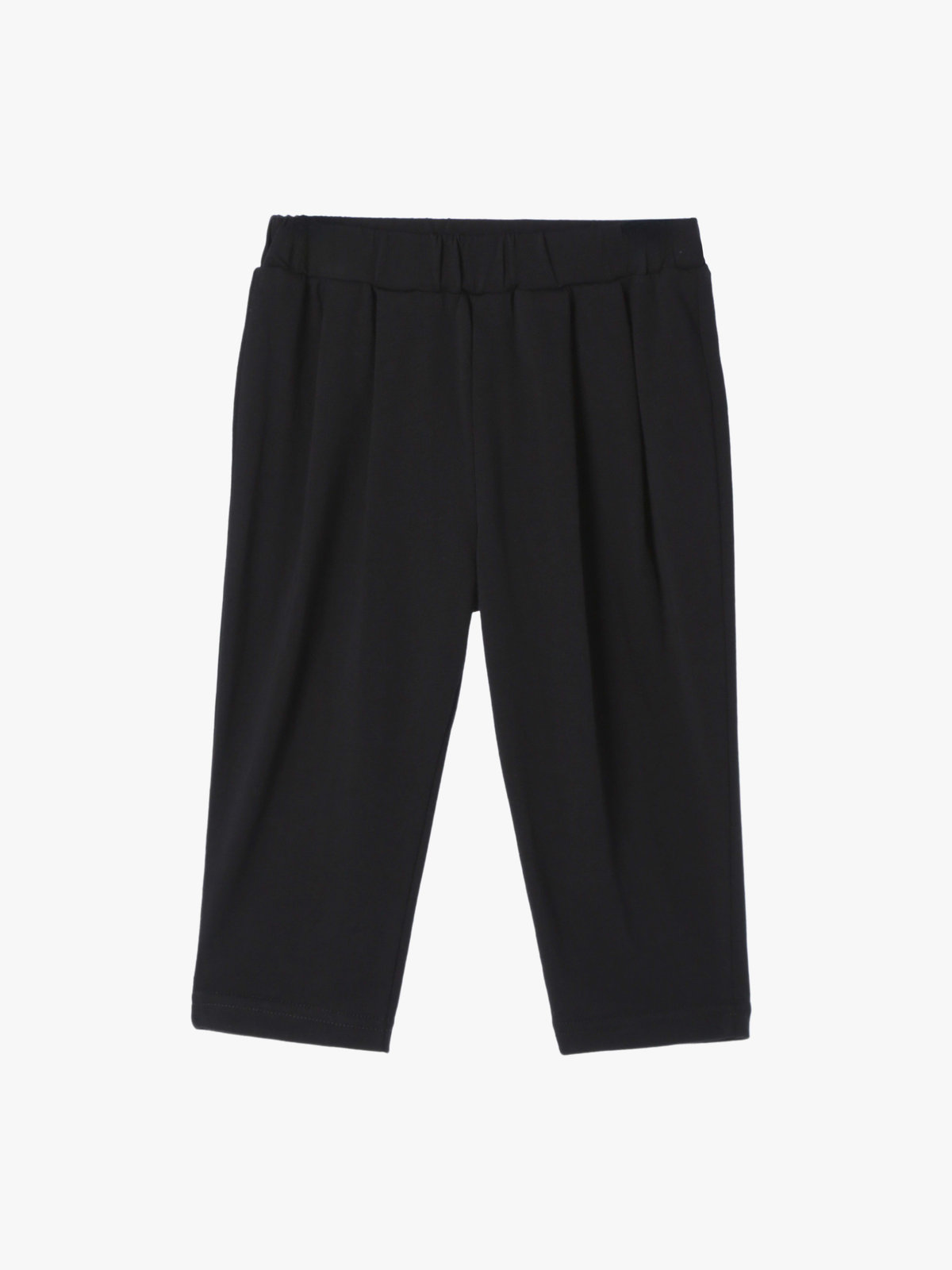 ENFANT ベビー ベビー "b."ロゴ刺繍 コットン パンツ ブラック