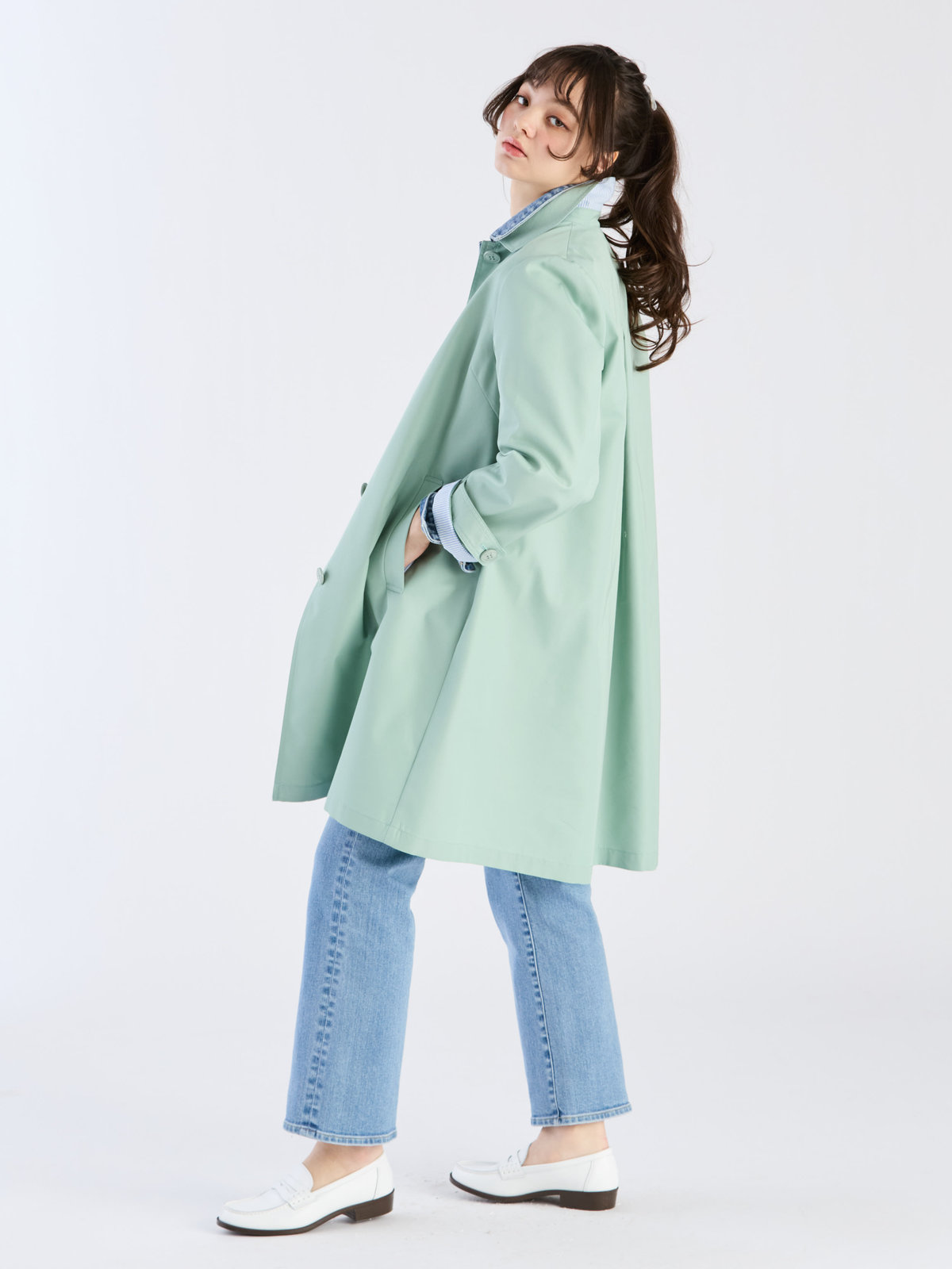 To b. by agnès b. 【Outlet】ピミリココート グリーン