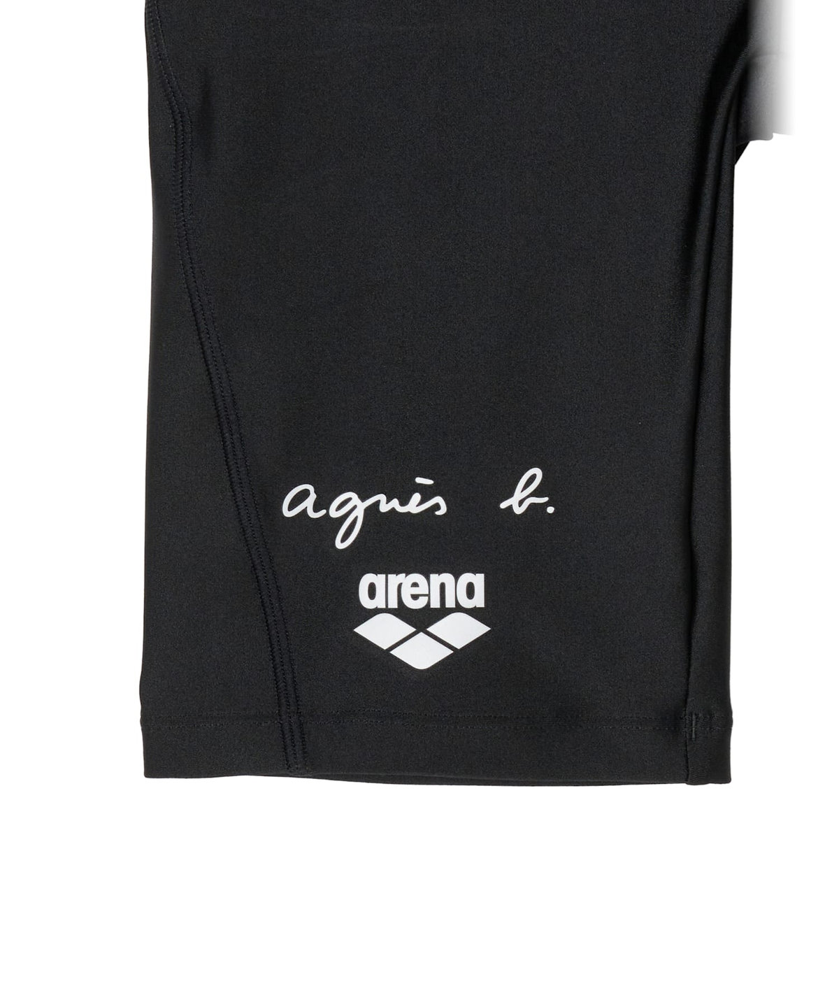 HOMME メンズ agnes b. x arena フィットネススパッツ 水着 ブラック