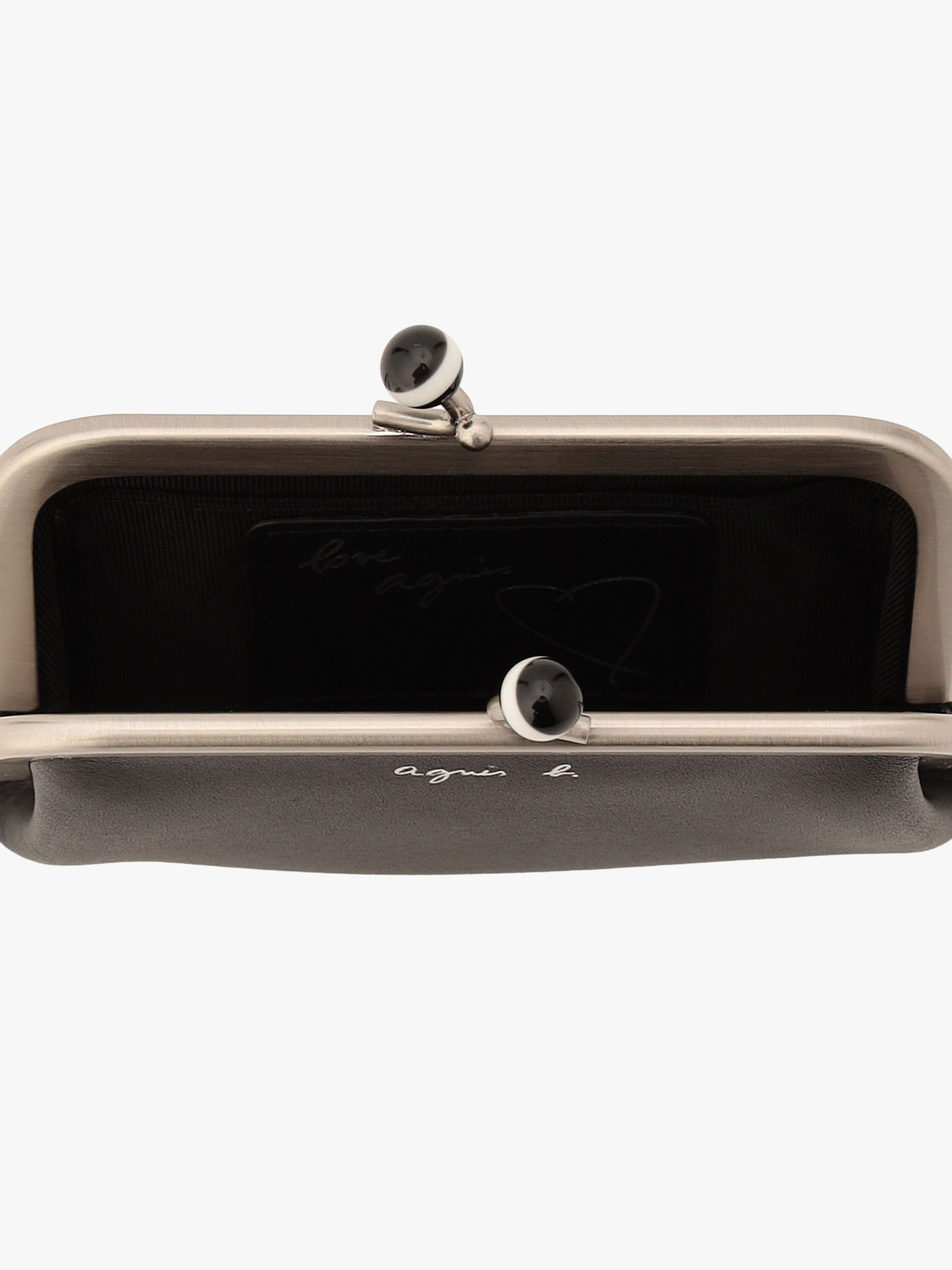 VOYAGE ウィメンズ バッグ＆ウォレット  レザー がま口 コインケース "Irene" PAW07-04 ブラック