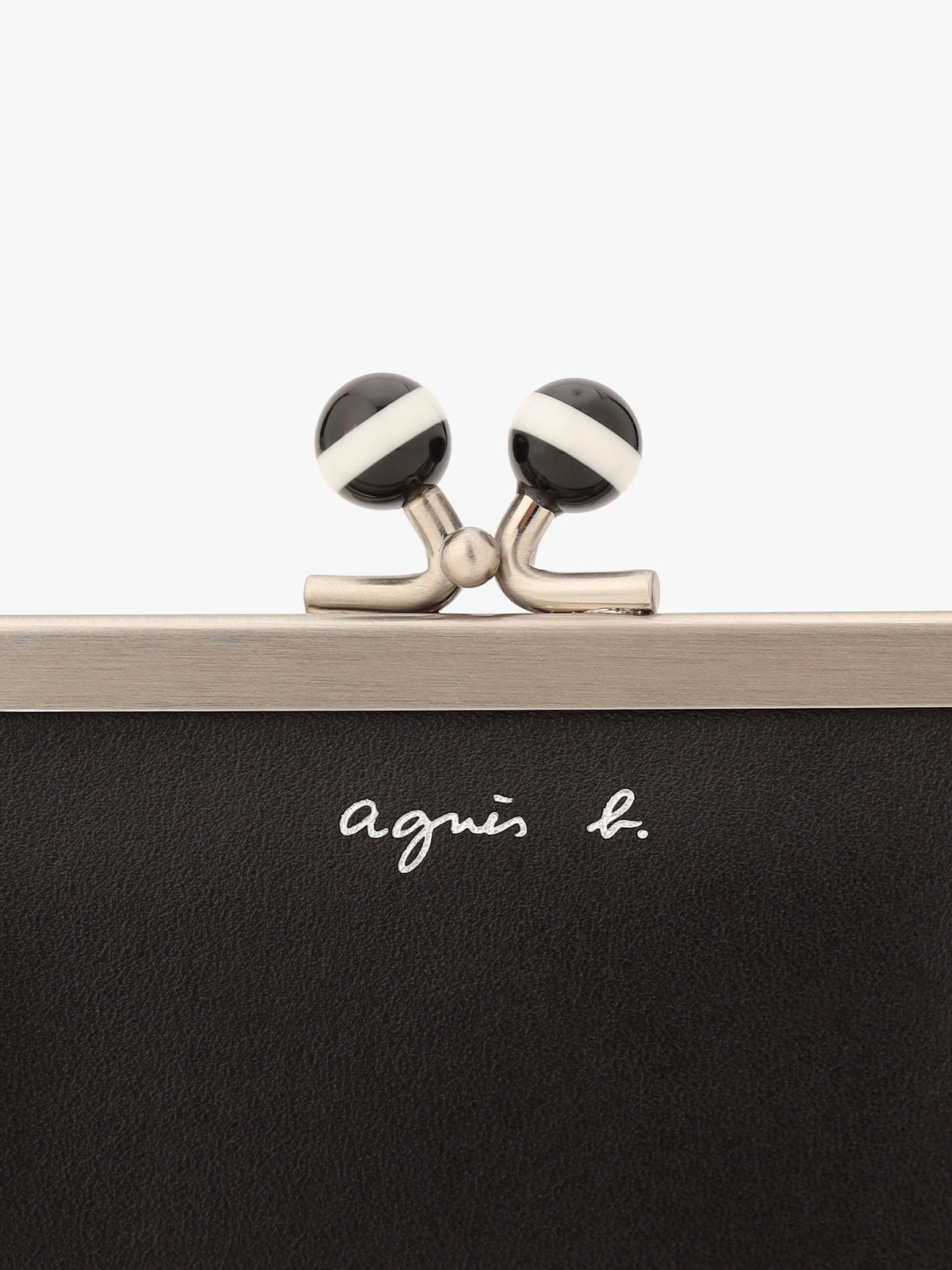 VOYAGE ウィメンズ バッグ＆ウォレット  レザー がま口 コインケース "Irene" PAW07-04 ブラック