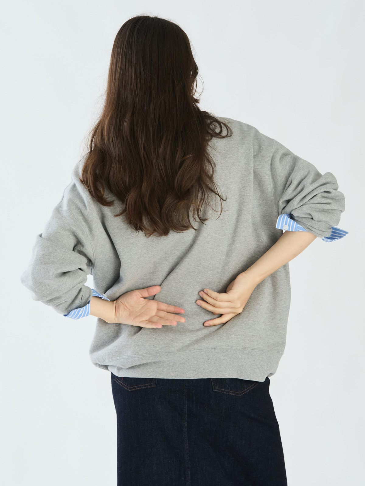 To b. by agnès b. 【Outlet】To b. by agnes b. x RED CARD TOKYO オーバーサイズスウェット グレー