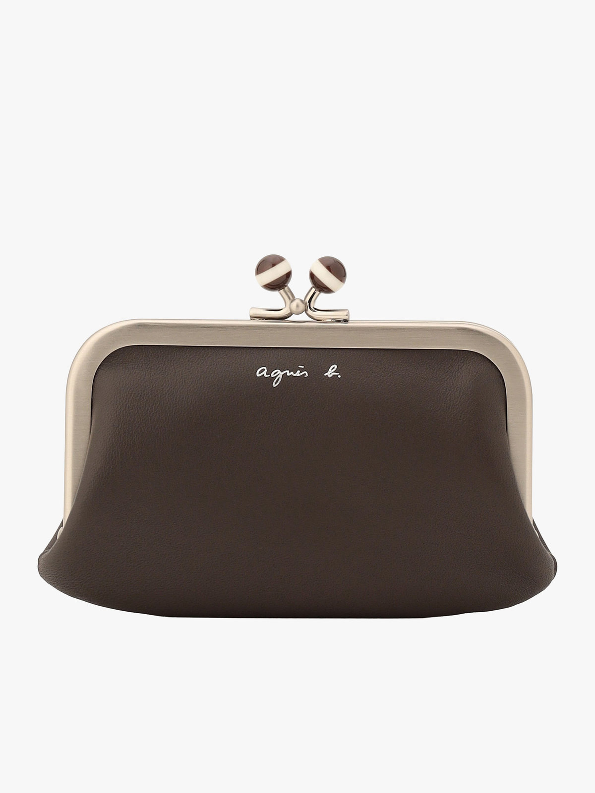 VOYAGE ウィメンズ バッグ＆ウォレット  レザー がま口 コインケース "Irene" PAW07-04 ブラウン系その他