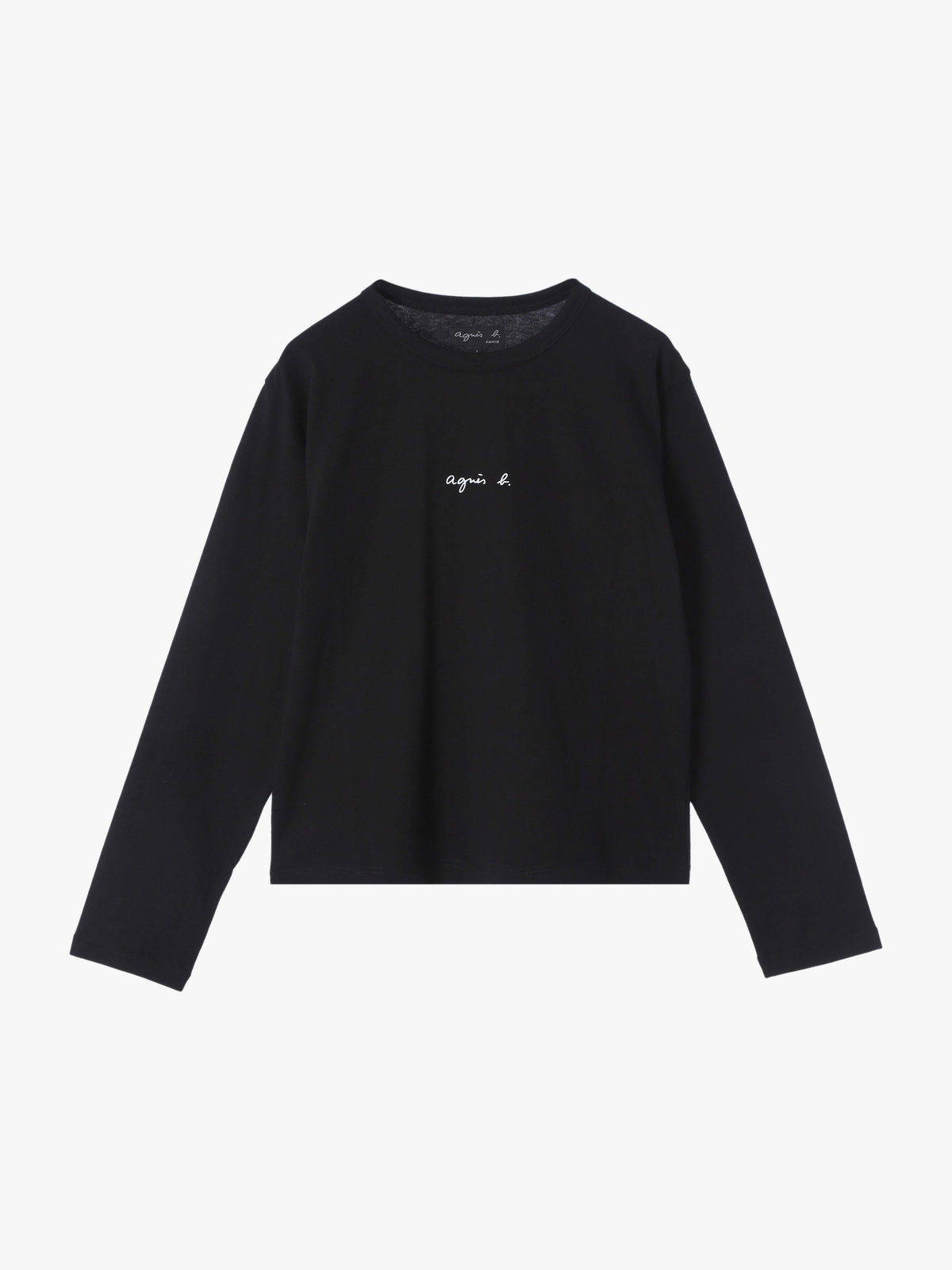 FEMME ウィメンズ ロゴ コットン 長袖 Tシャツ ”Lil Cool” ブラック