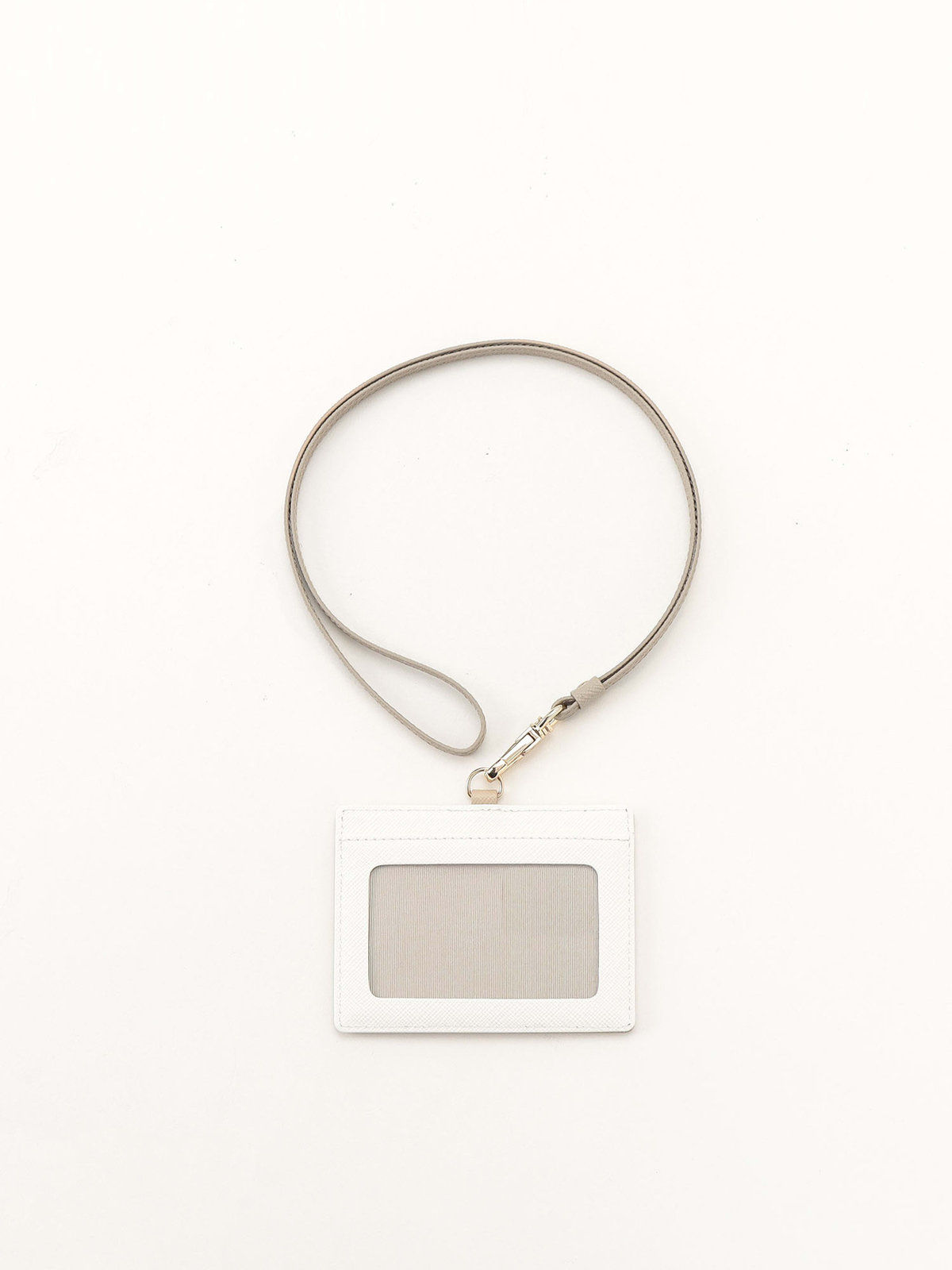 VOYAGE ウィメンズ バッグ＆ウォレット レザー パスケース" Erika" QAW05-12 ベージュ