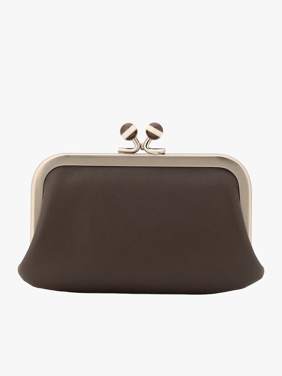 VOYAGE ウィメンズ バッグ＆ウォレット  レザー がま口 コインケース "Irene" PAW07-04 ブラウン系その他