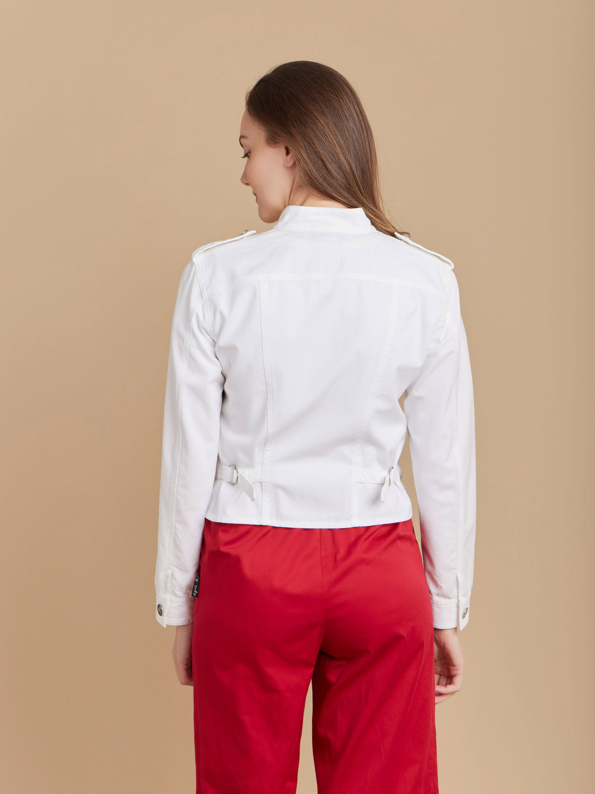 FEMME ウィメンズ 【Outlet】UP46 BLOUSON ライダースジャケット ホワイト