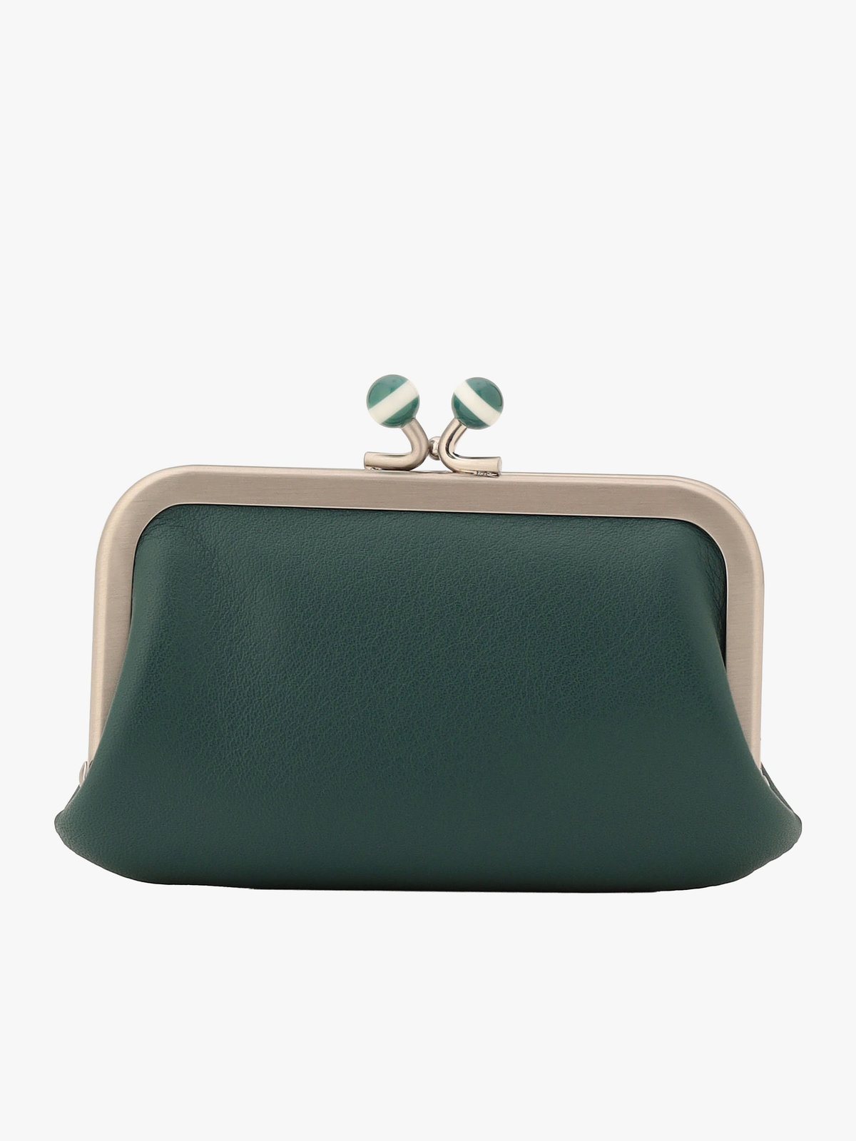 VOYAGE ウィメンズ バッグ＆ウォレット  レザー がま口 コインケース "Irene" PAW07-04 グリーン