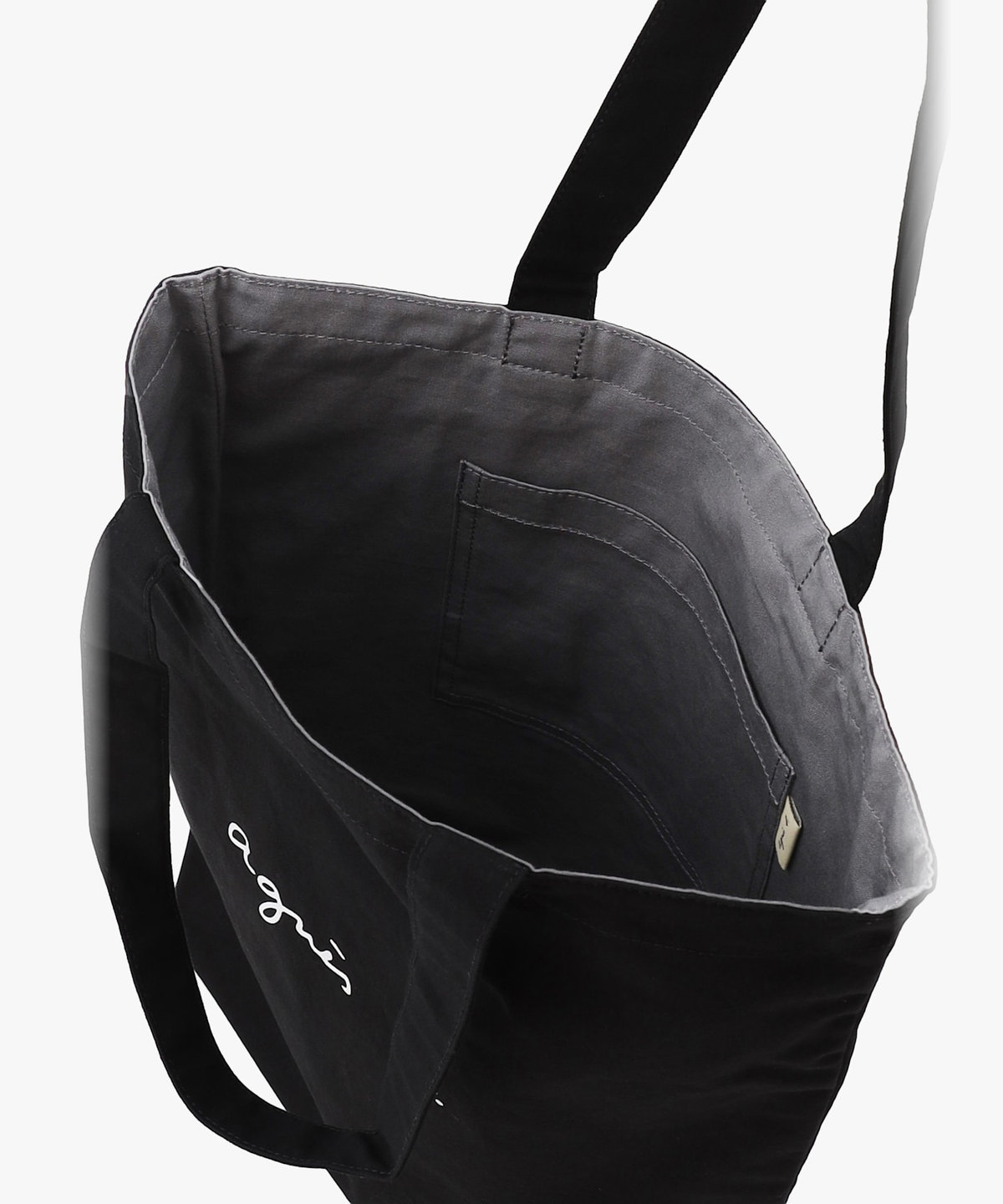 VOYAGE ウィメンズ バッグ＆ウォレット ロゴ コットン リバーシブル トートバッグ "Paulette" YAS18-01 ブラック