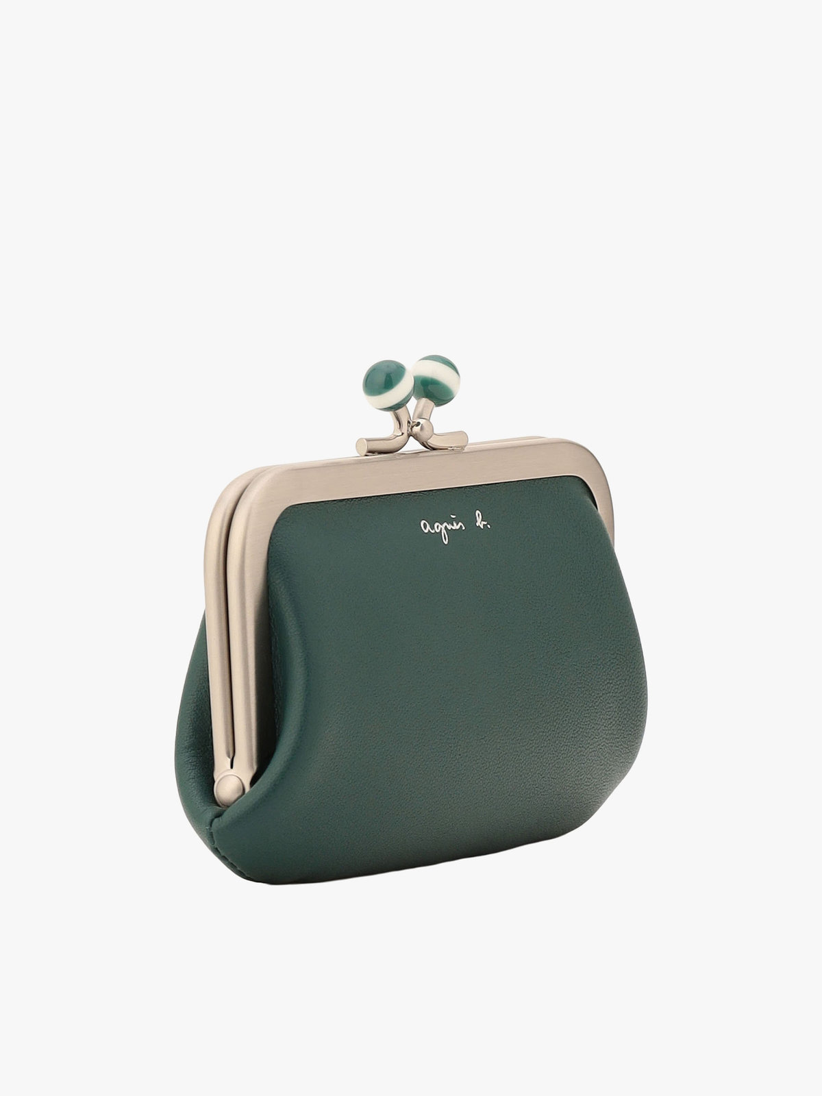 VOYAGE ウィメンズ バッグ＆ウォレット  レザー がま口 コインケース "Irene" PAW07-04 グリーン