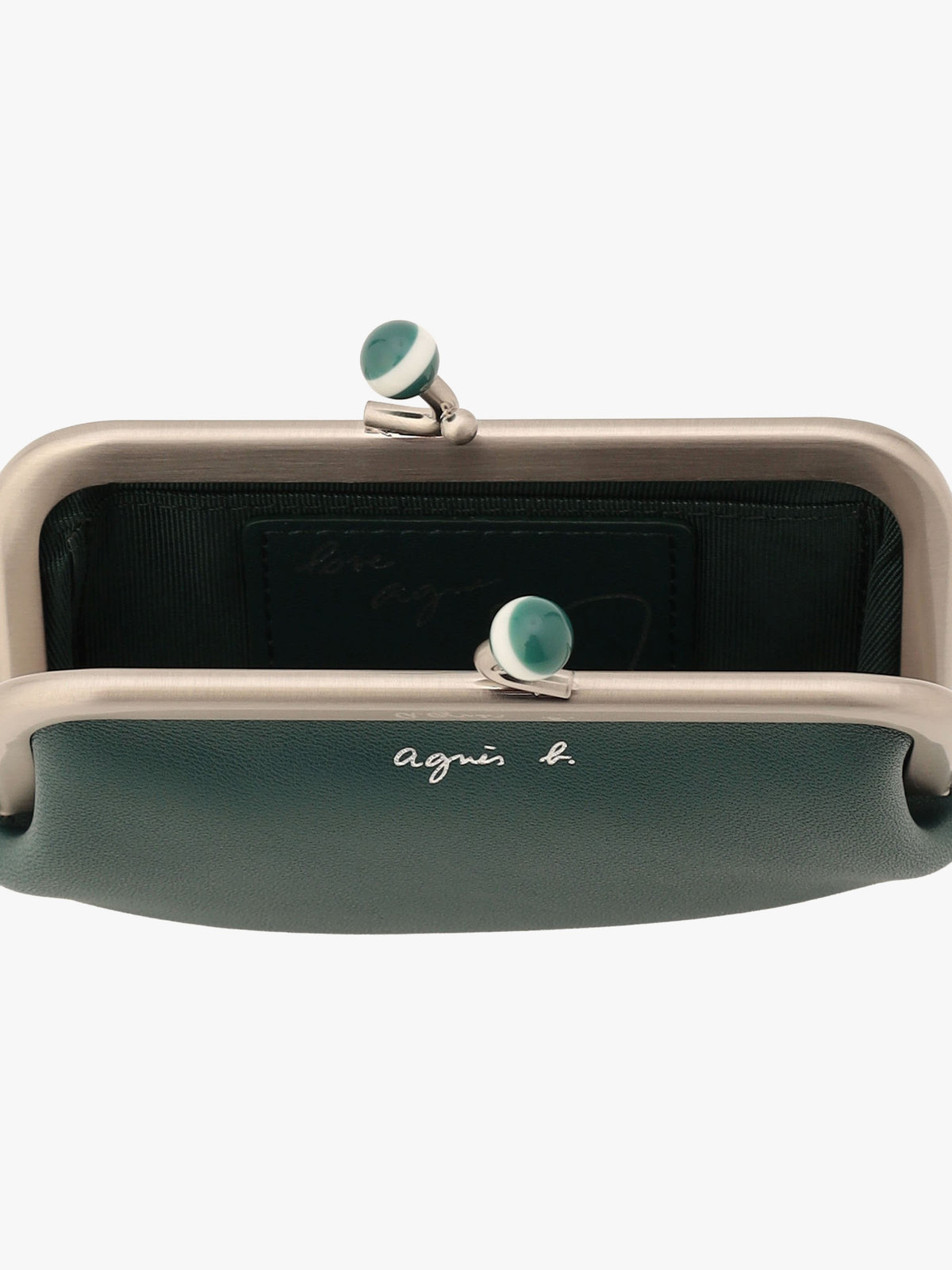 VOYAGE ウィメンズ バッグ＆ウォレット  レザー がま口 コインケース "Irene" PAW07-04 グリーン