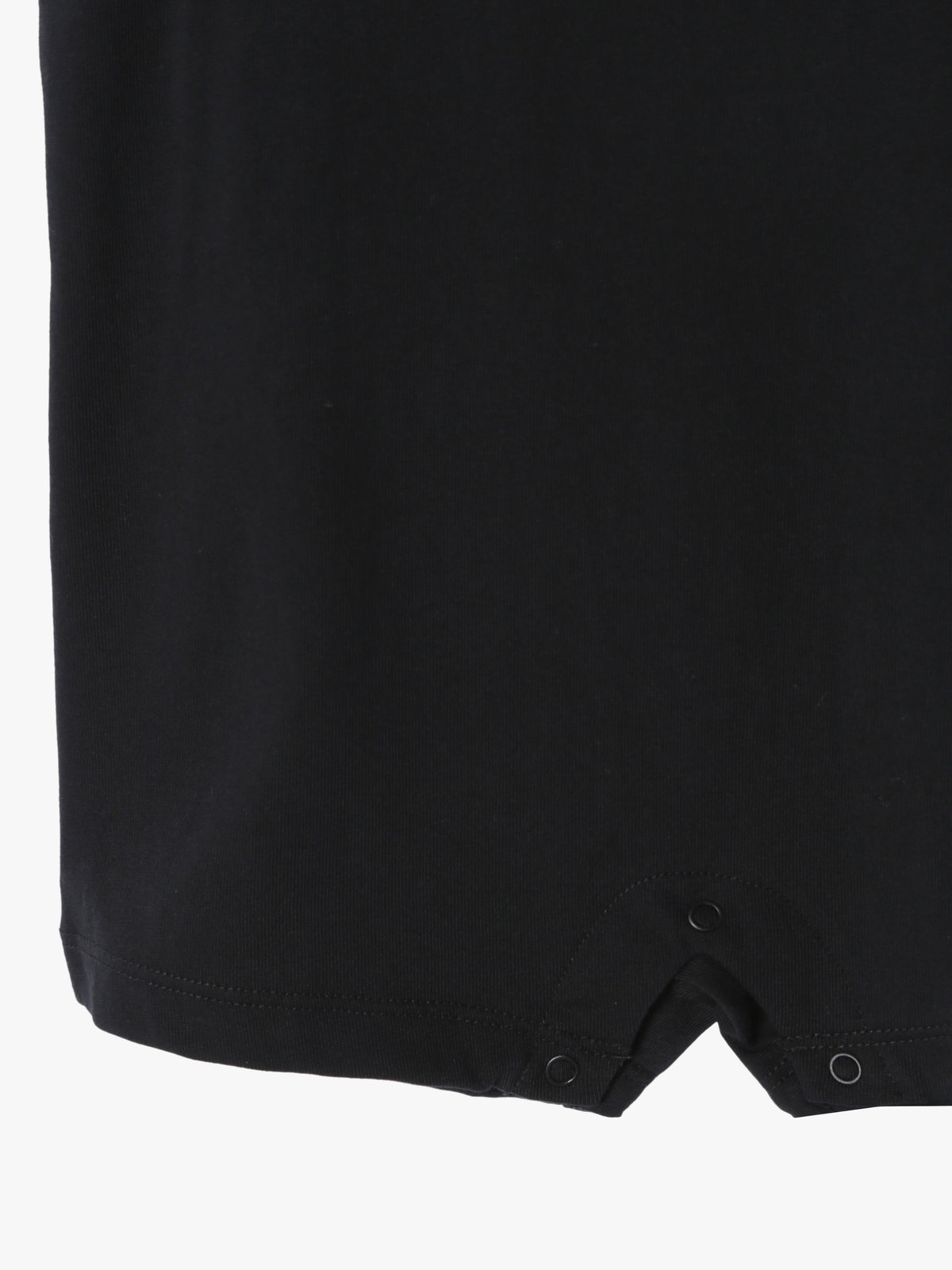 ENFANT ベビー ベビー "b."ロゴ刺繍 コットン サロペット ブラック