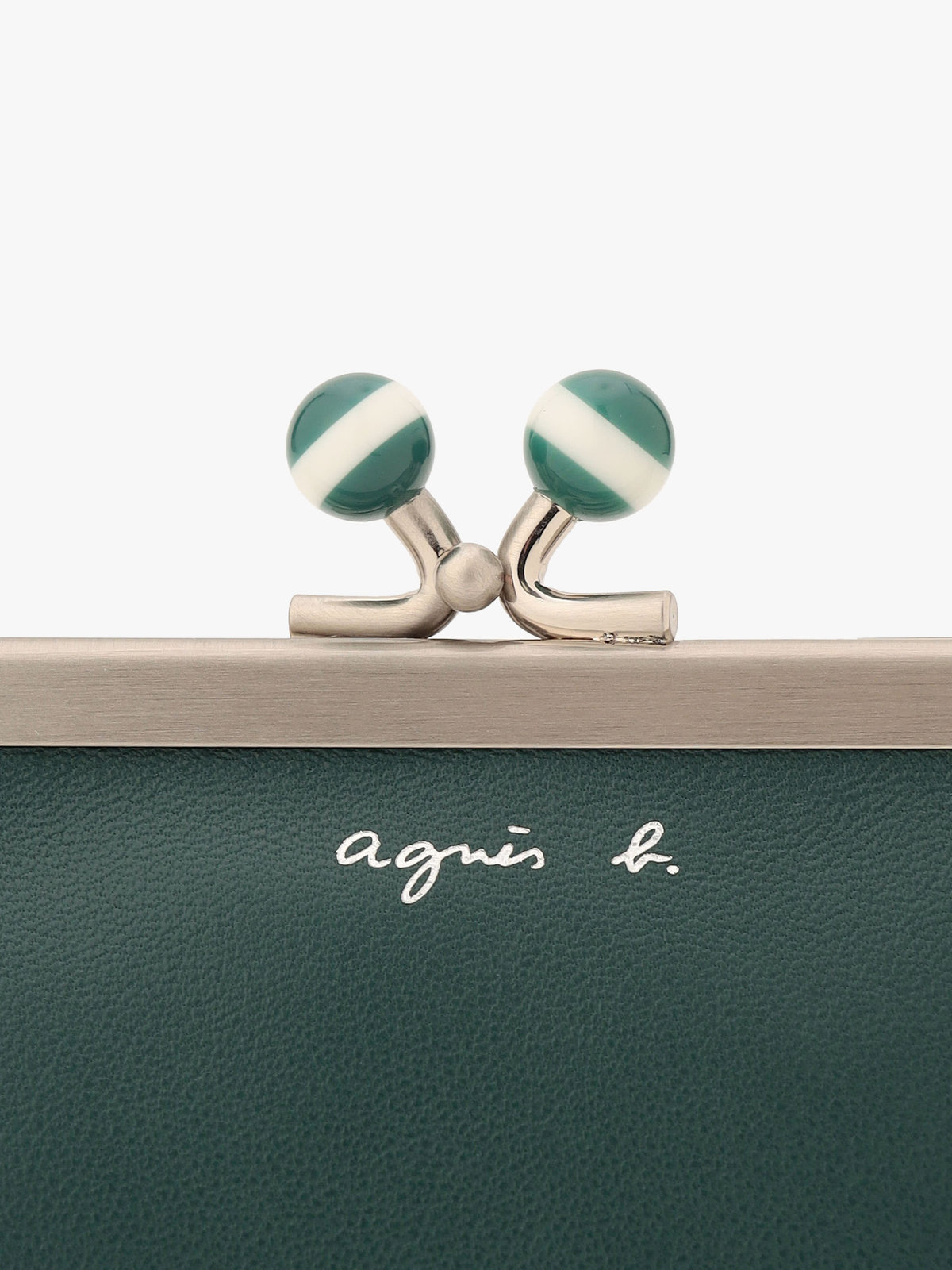 VOYAGE ウィメンズ バッグ＆ウォレット  レザー がま口 コインケース "Irene" PAW07-04 グリーン