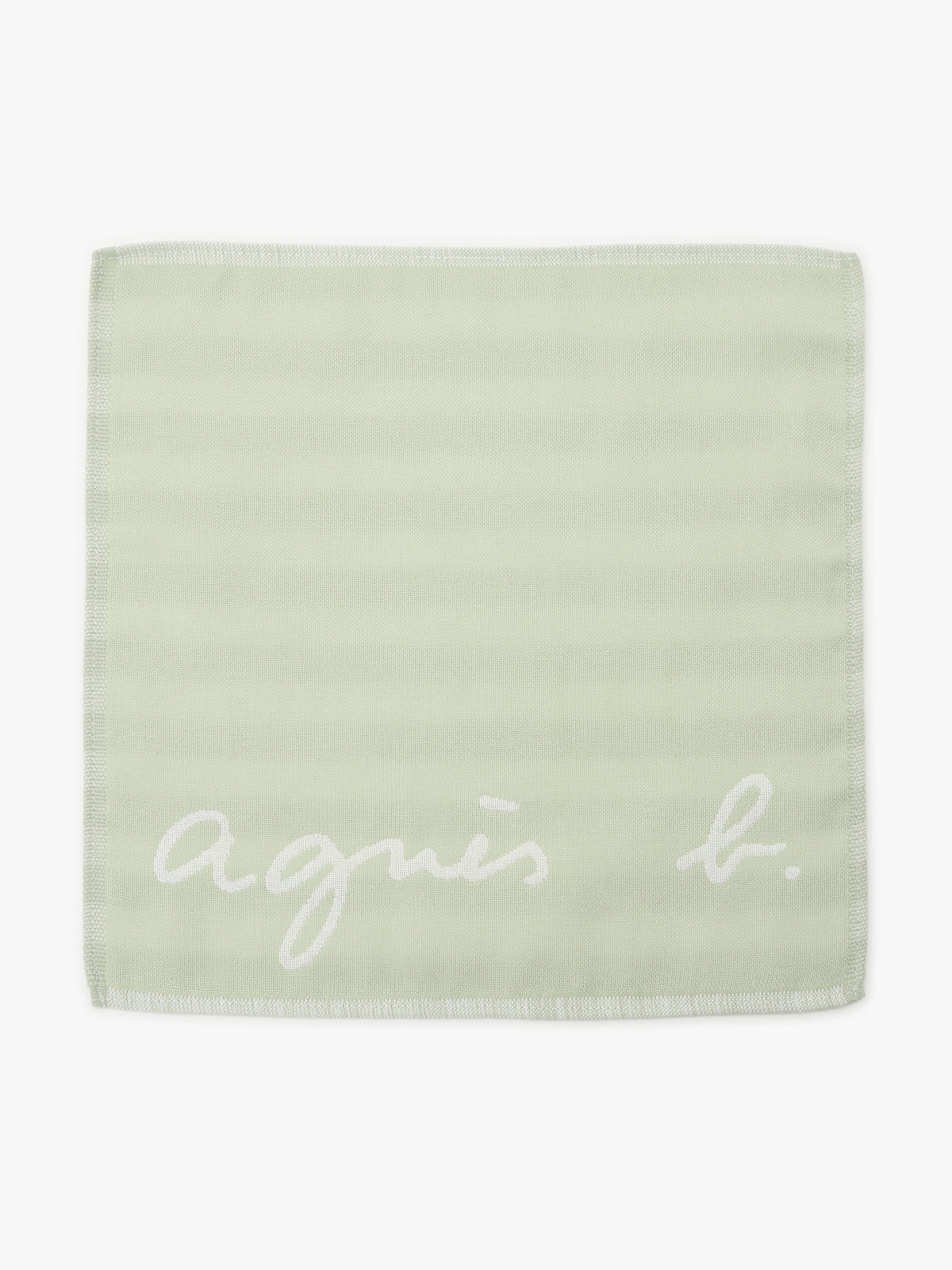 FEMME ウィメンズ WEB限定 ロゴ ボーダー ハンカチ グリーン