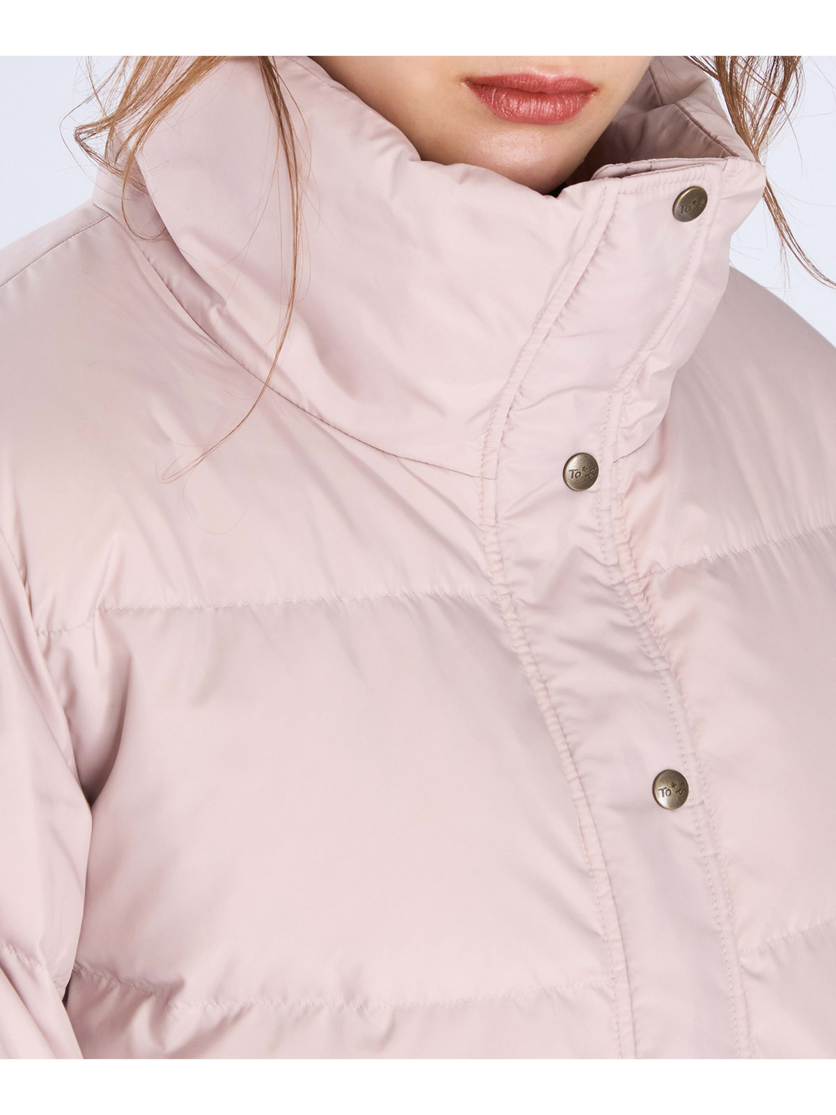 To b. by agnès b. ショート ダウンジャケット ピンク