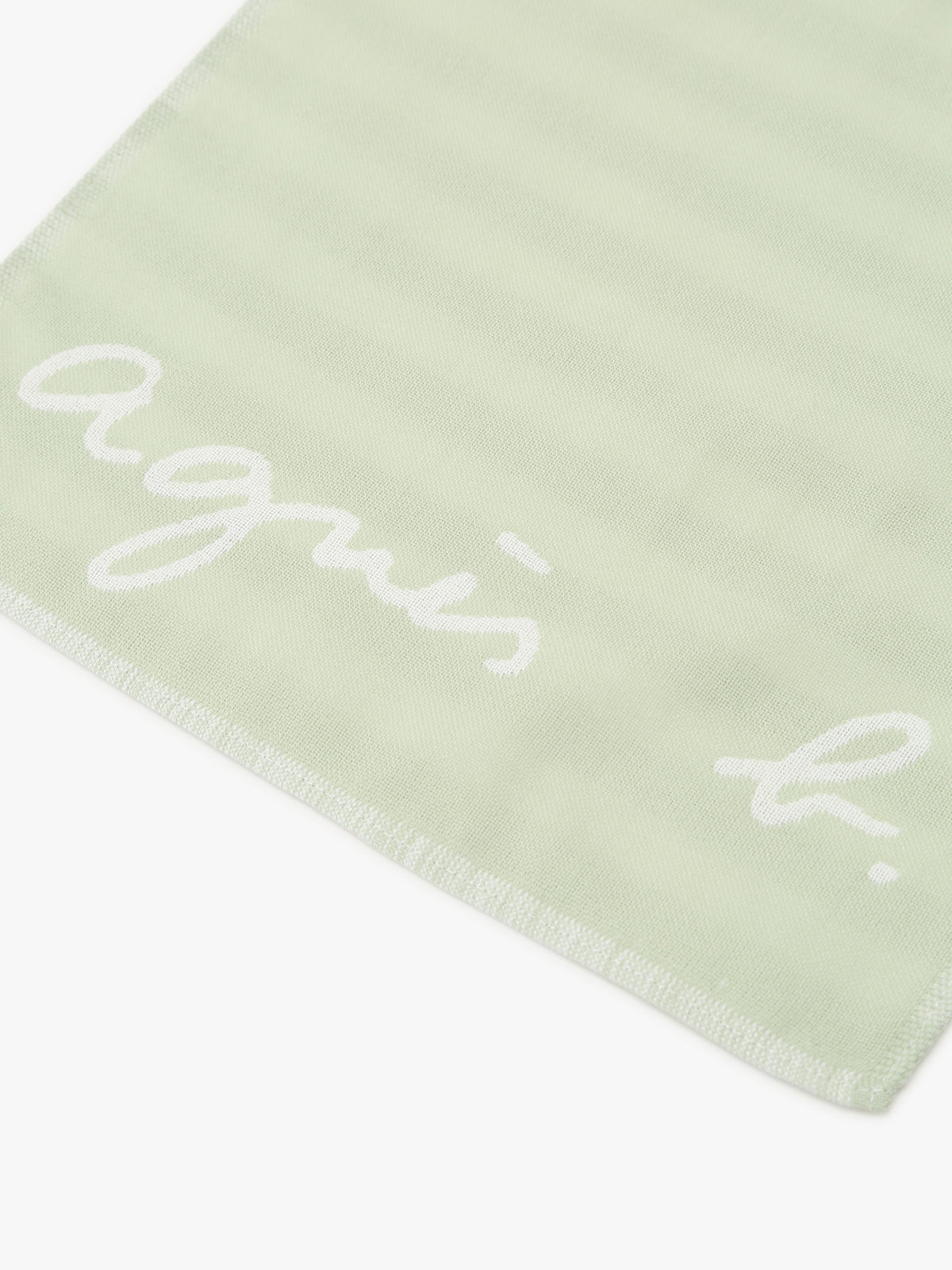 FEMME ウィメンズ WEB限定 ロゴ ボーダー ハンカチ グリーン