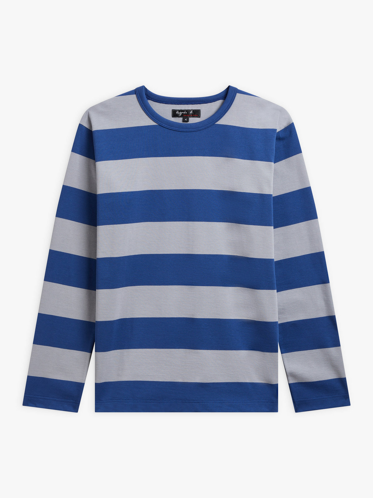 FEMME ウィメンズ 【Outlet】J019 TS ボーダー ロングスリーブTシャツ ブルー×グレー