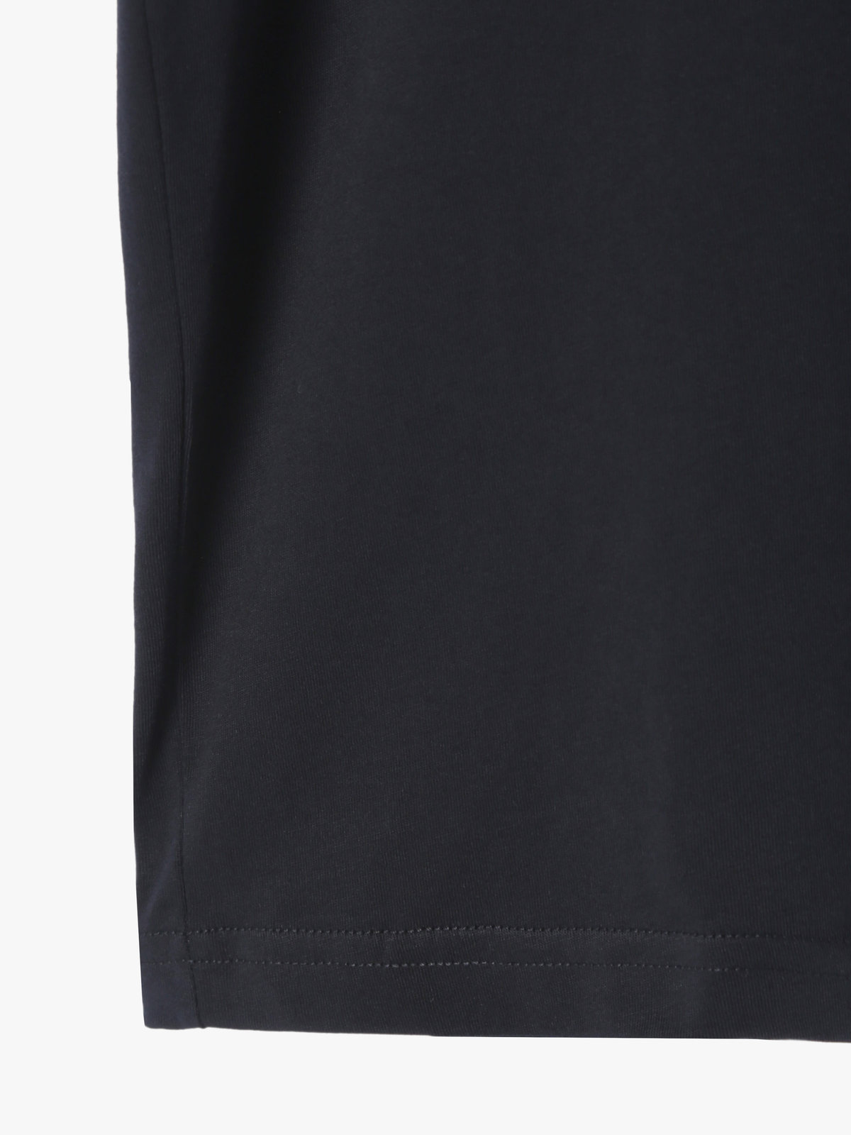 HOMME メンズ メンズ プリント コットン 長袖 アーティスト T シャツ ”L'Atlas” ブラック