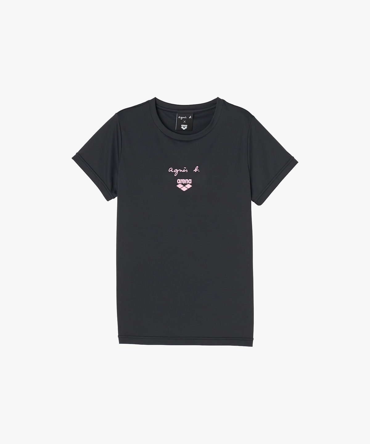 FEMME ウィメンズ agnes b. x arena Tシャツ ブラック