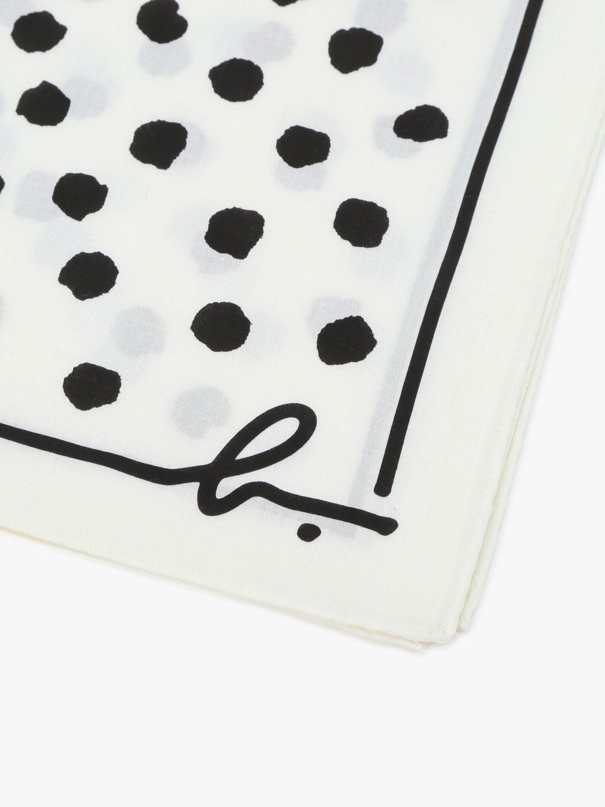 FEMME ウィメンズ ハンカチ ホワイト