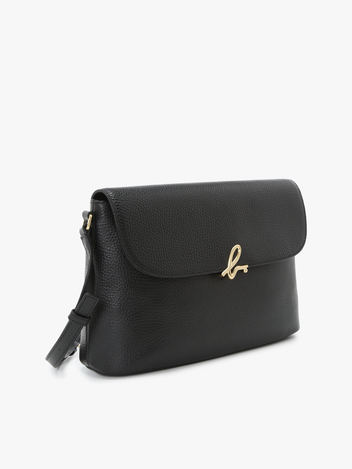 VOYAGE ウィメンズ バッグ＆ウォレット レザー ミディアム ショルダーバッグ "The b." ABS17-03 ブラック