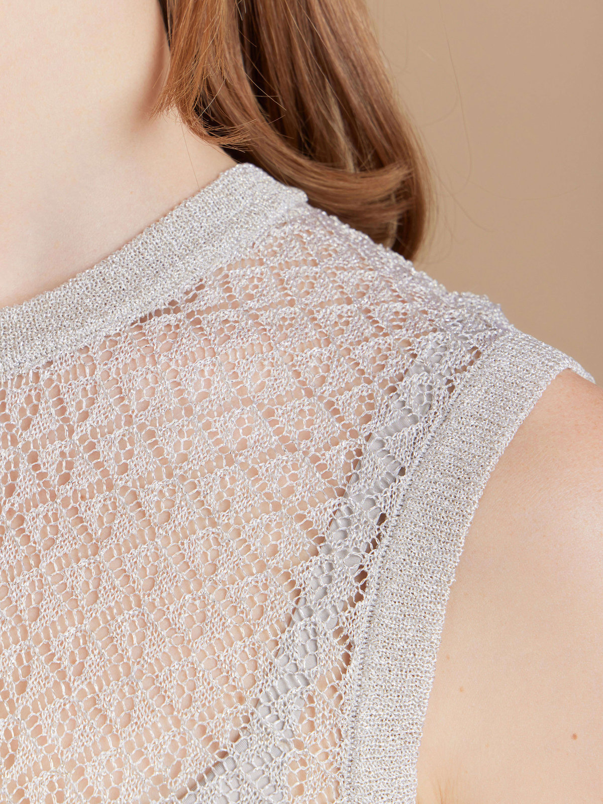 FEMME ウィメンズ 【Outlet】LM67 PULLOVER ノースリーブ プルオーバー シルバー