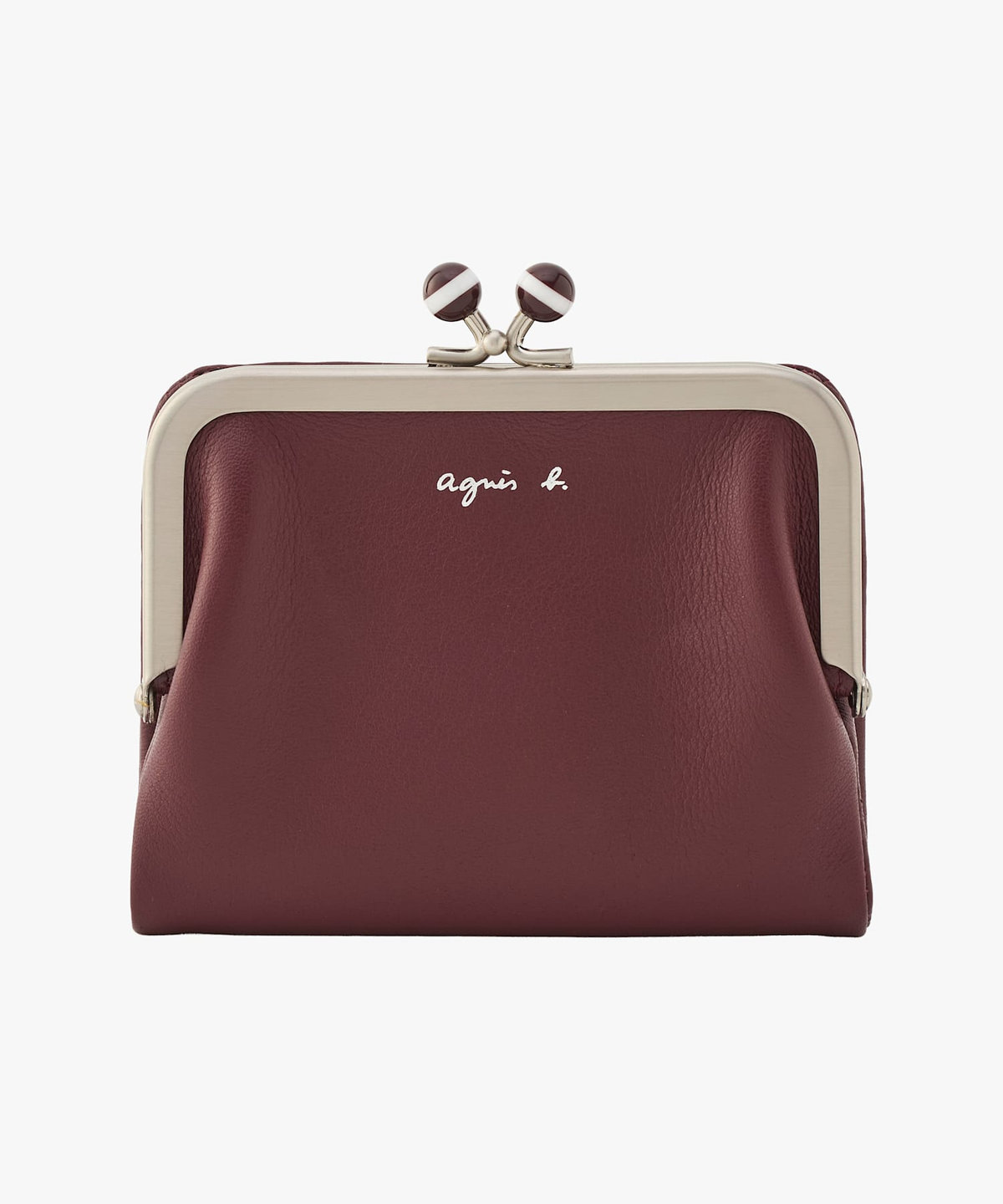 VOYAGE ウィメンズ バッグ＆ウォレット レザー がま口 ミニ ウォレット "Irene" PAW07-06 レッド系その他