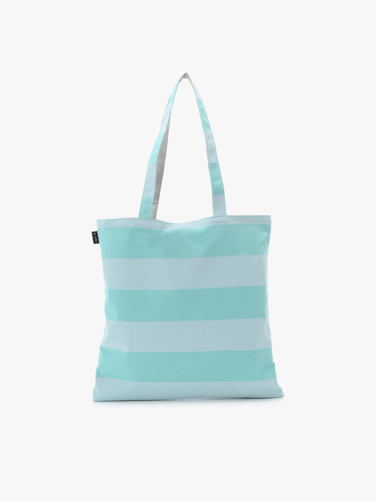 VOYAGE ウィメンズ バッグ＆ウォレット 細ボーダー コットン リバーシブル トートバッグ ZAS11-01 グリーン系その他