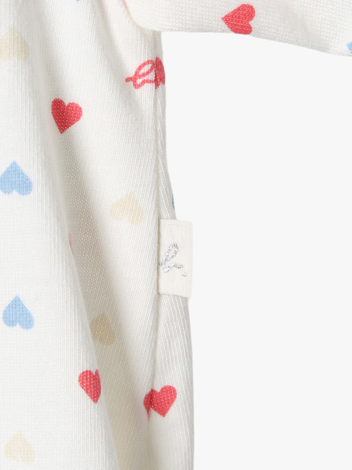 ENFANT ベビー ベビー マルチカラー コットン 長袖 ロンパース ”Hoshi” ホワイト