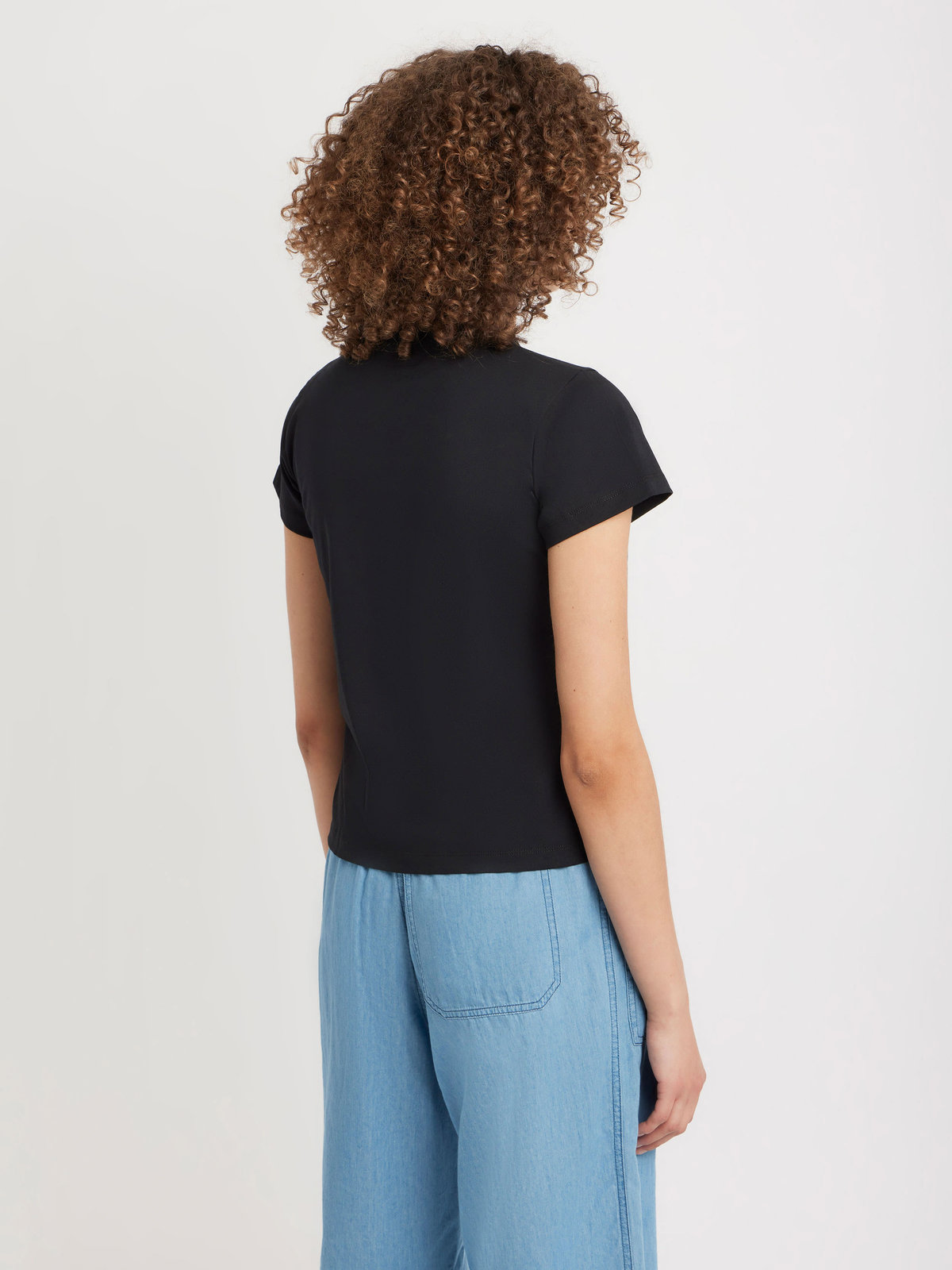 FEMME ウィメンズ コットン 半袖 Tシャツ ”Brando” ブラック