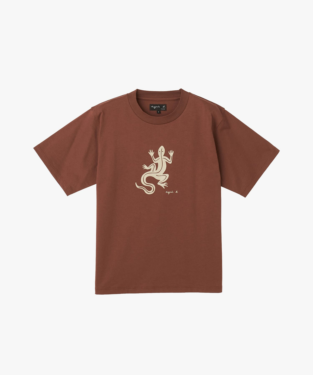 FEMME ウィメンズ アイコニック コットン 半袖 Tシャツ "Lezard" ブラウン系その他