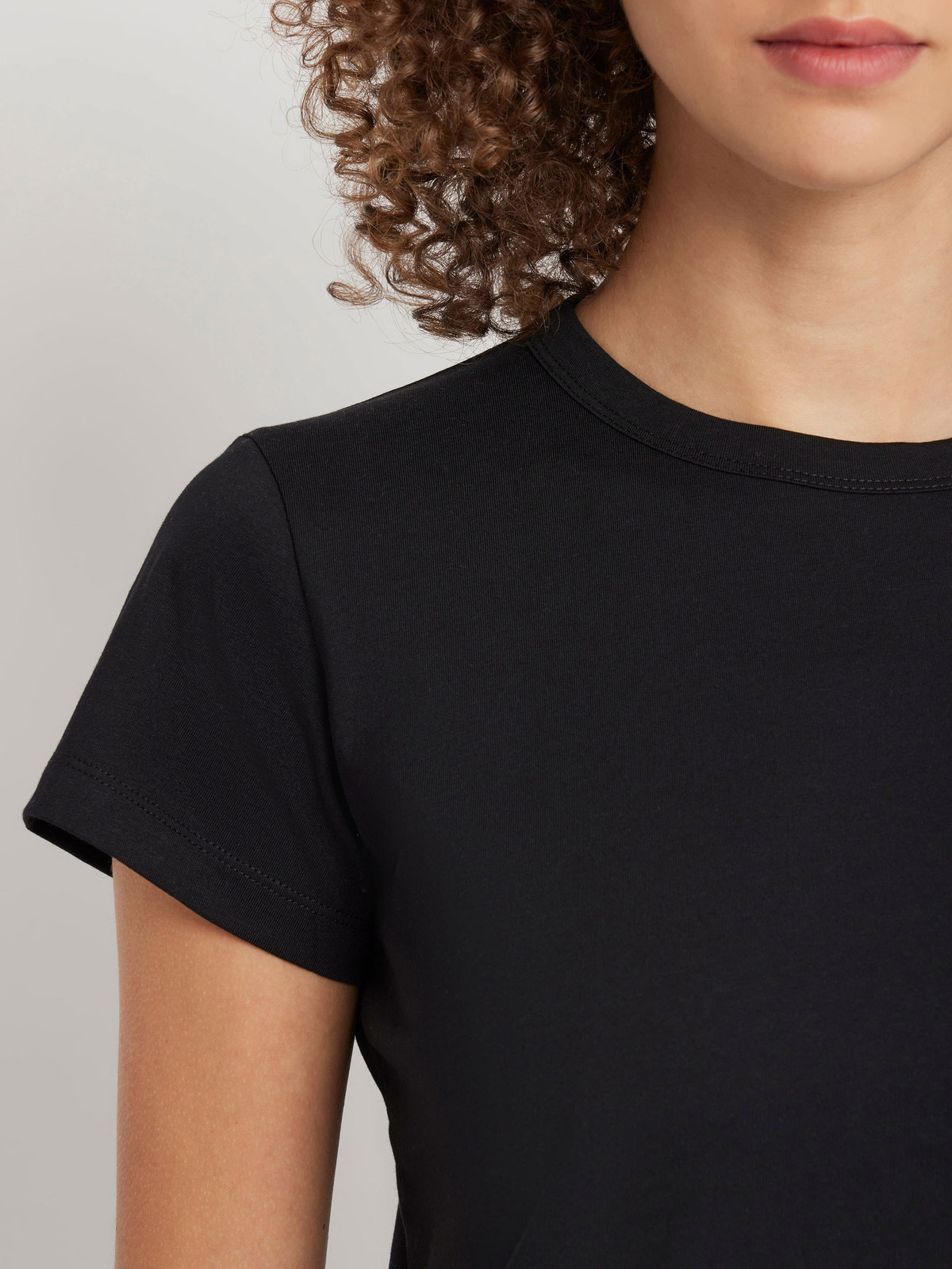 FEMME ウィメンズ コットン 半袖 Tシャツ ”Brando” ブラック