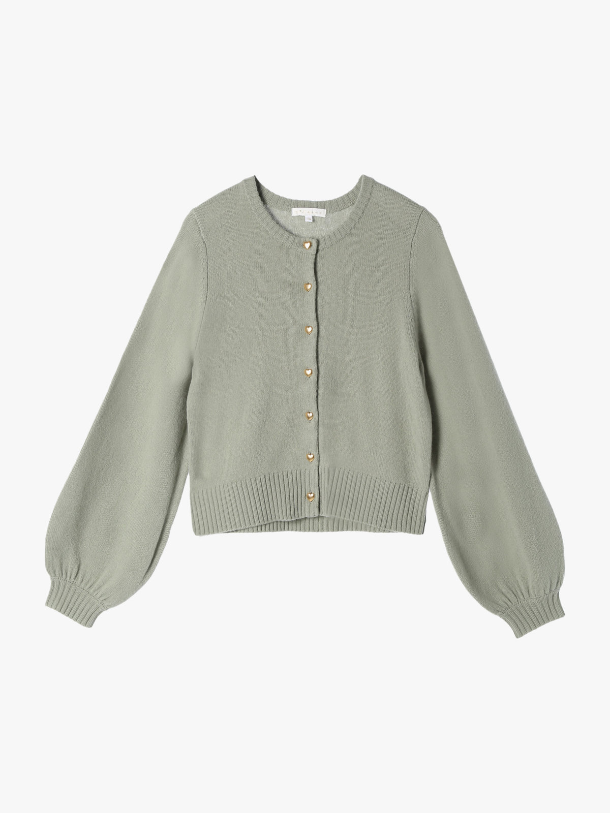 To b. by agnès b. 【Outlet】ウール ボリュームスリーブ ラブリー カーディガン グリーン