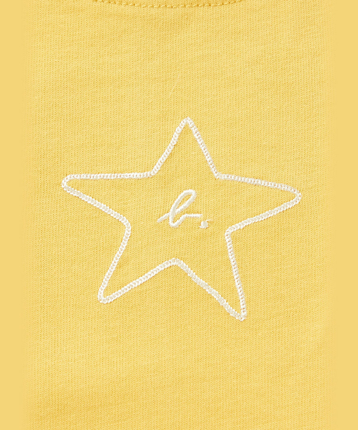 ENFANT ベビー ベビー "b." ロゴ スター コットン ノースリーブ サロペット "Missia" イエロー