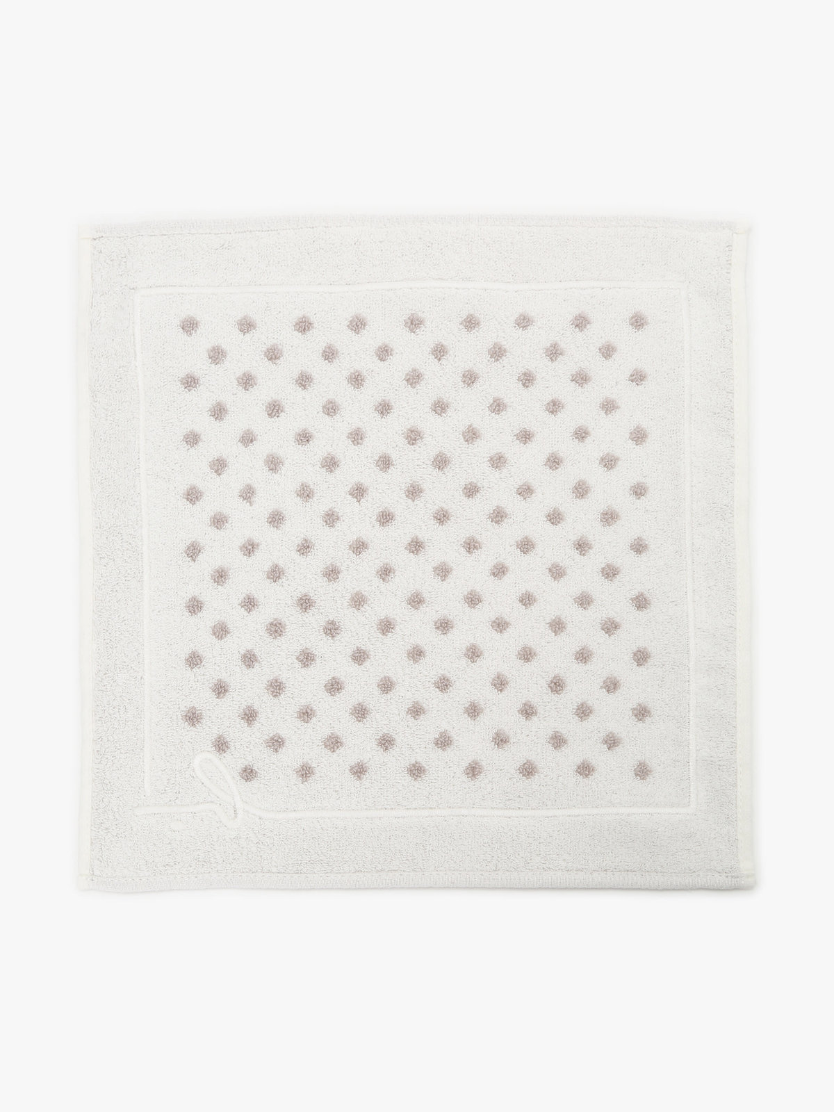 FEMME ウィメンズ KD40 SERVIETTE ドット＋LINE B ハンドタオル グレー